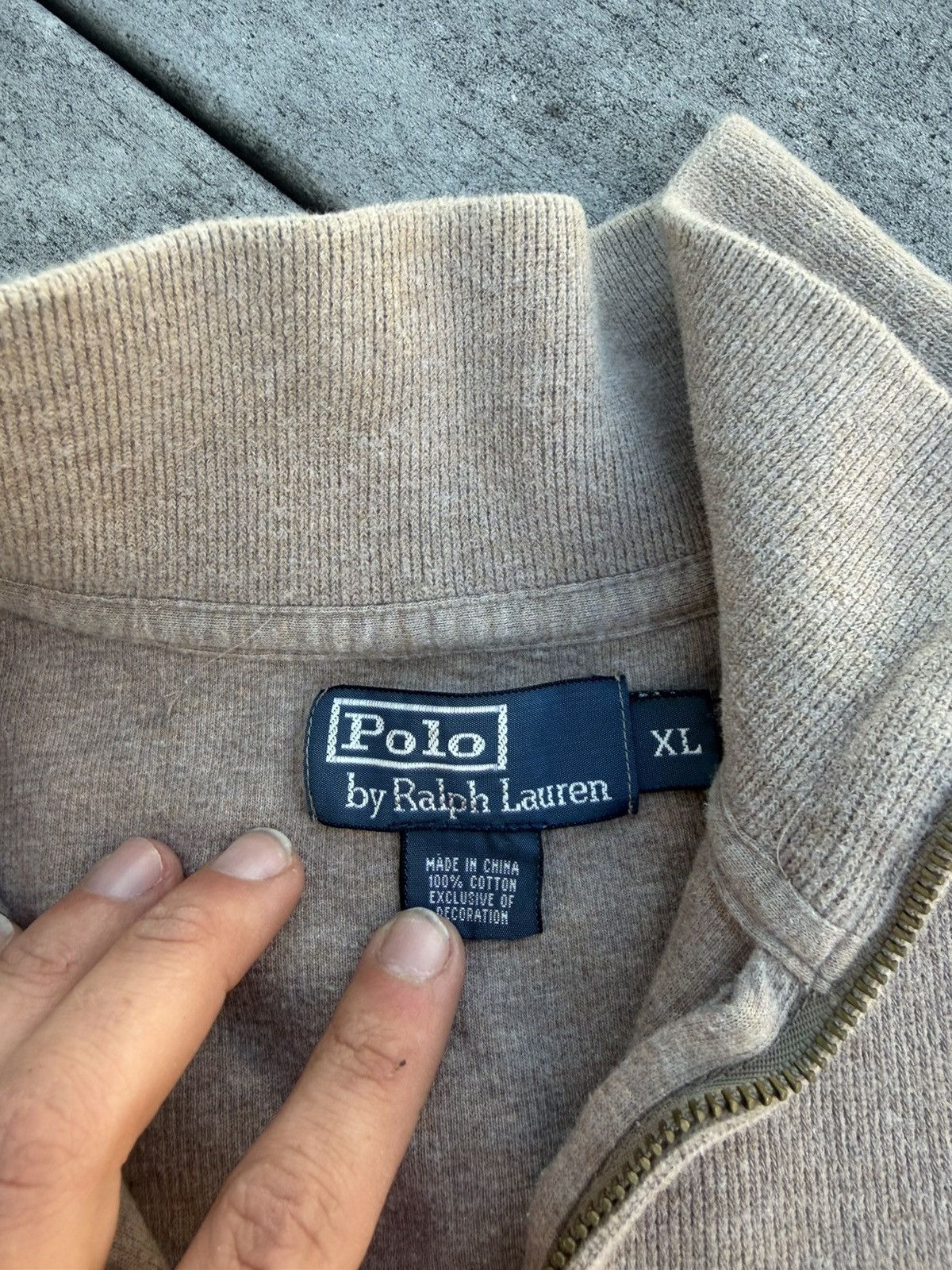 Polo Ralph Lauren Vintage polo sweatshirt Size US XL / EU 56 / 4 - 2 Thumbnail