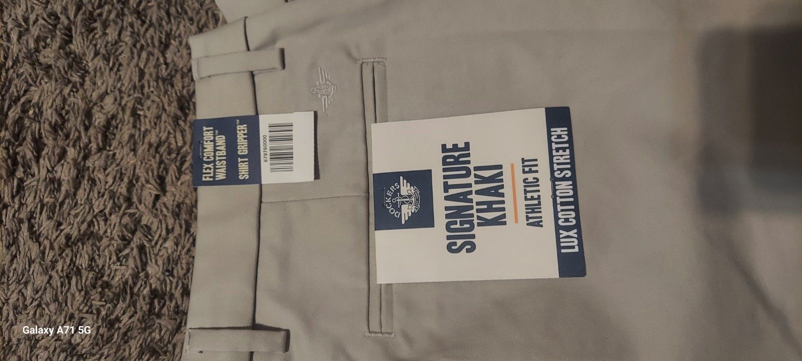 Dockers DOCKERS Men's Signature Khaki Lux Cotton Stretch Athletic F Size US 34 / EU 50 - 2 Thumbnail
