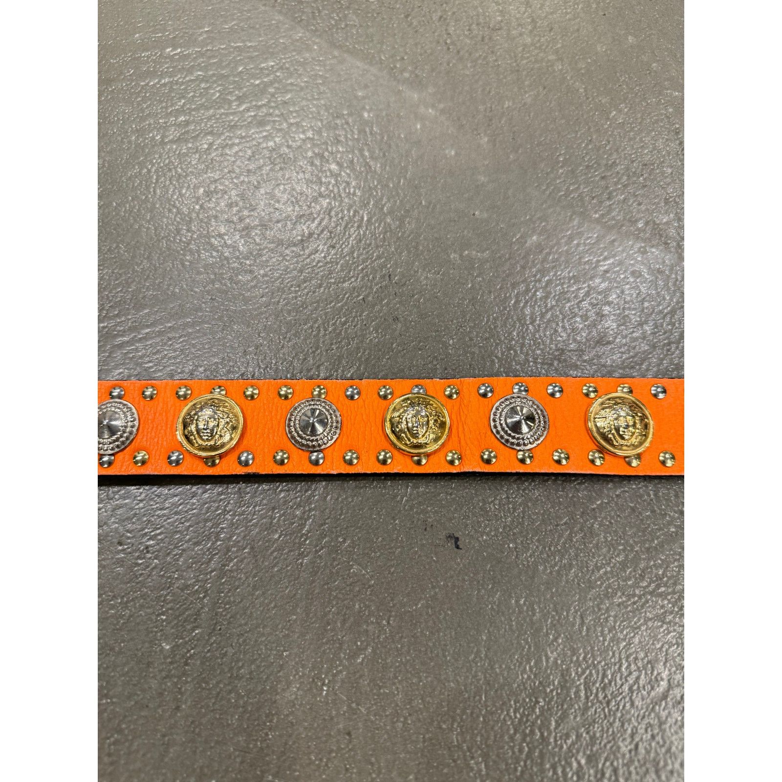 Ann Demeulemeester 1980s Gianni Versace studded leather belt Size ONE SIZE - 8 Thumbnail
