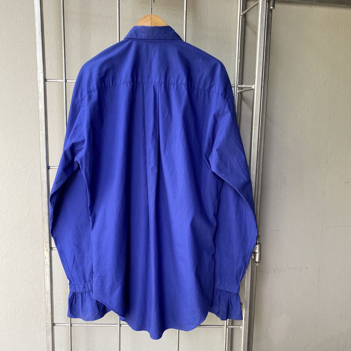 Masaki Matsushima MASAKI MATSUSHIMA Cobalt Ruffle Front Blouse Size US M / EU 48-50 / 2 - 18 Thumbnail