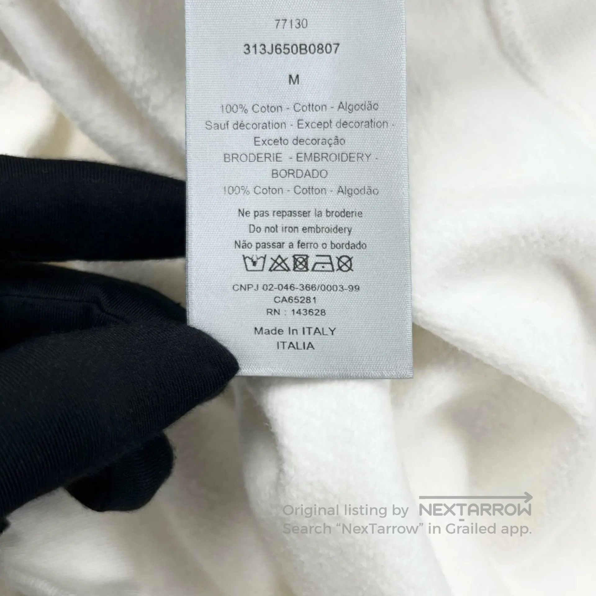Dior Dior Half-zip lapel fleece-lined sweatshirt| Size M / US 6-8 / IT 42-44 - 4 Thumbnail