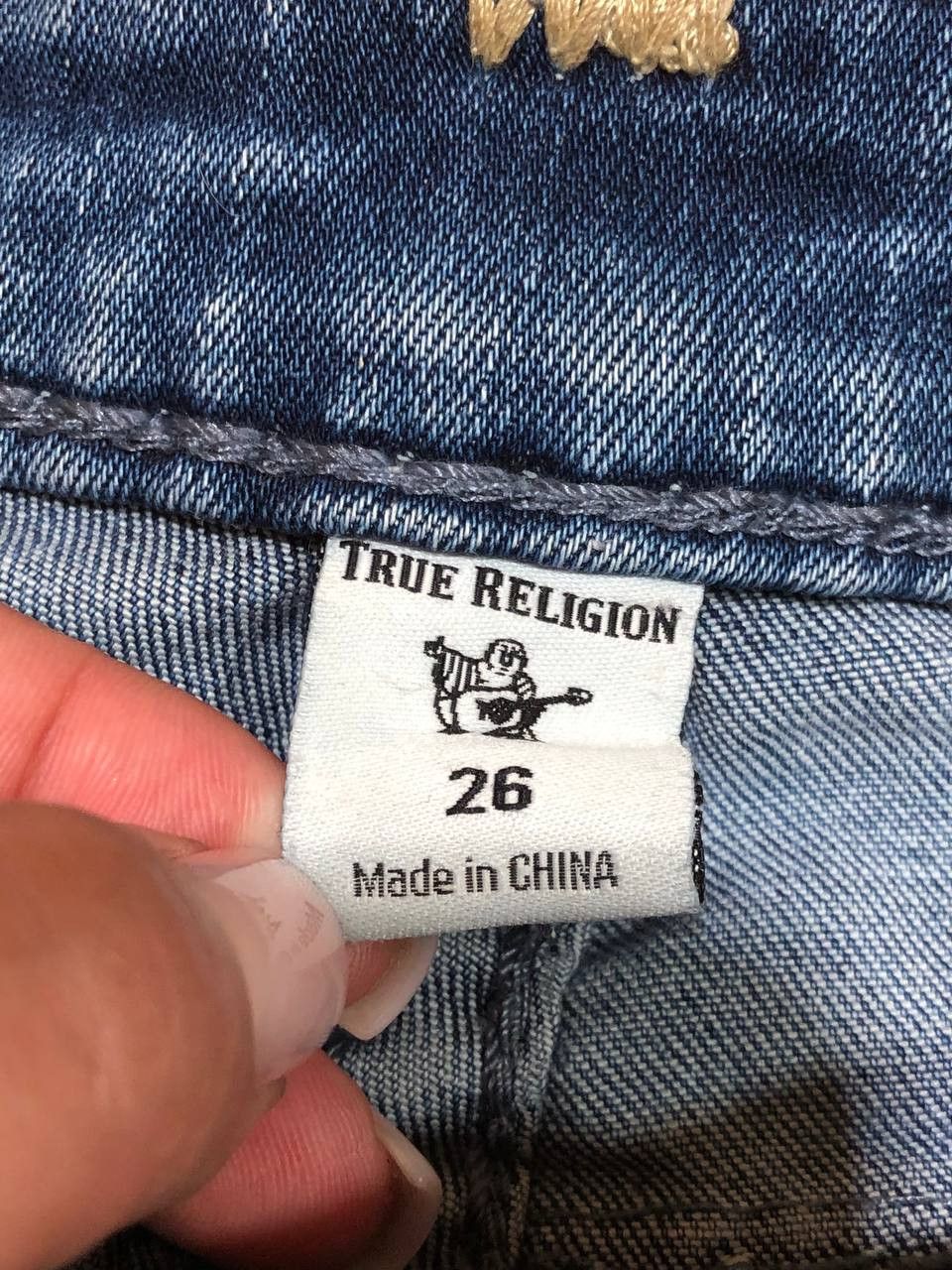 True Religion Vintage True Religion Mid Rise Skinny Denim Jeans Size 26 Size 26" / US 2 / IT 38 - 3 Thumbnail