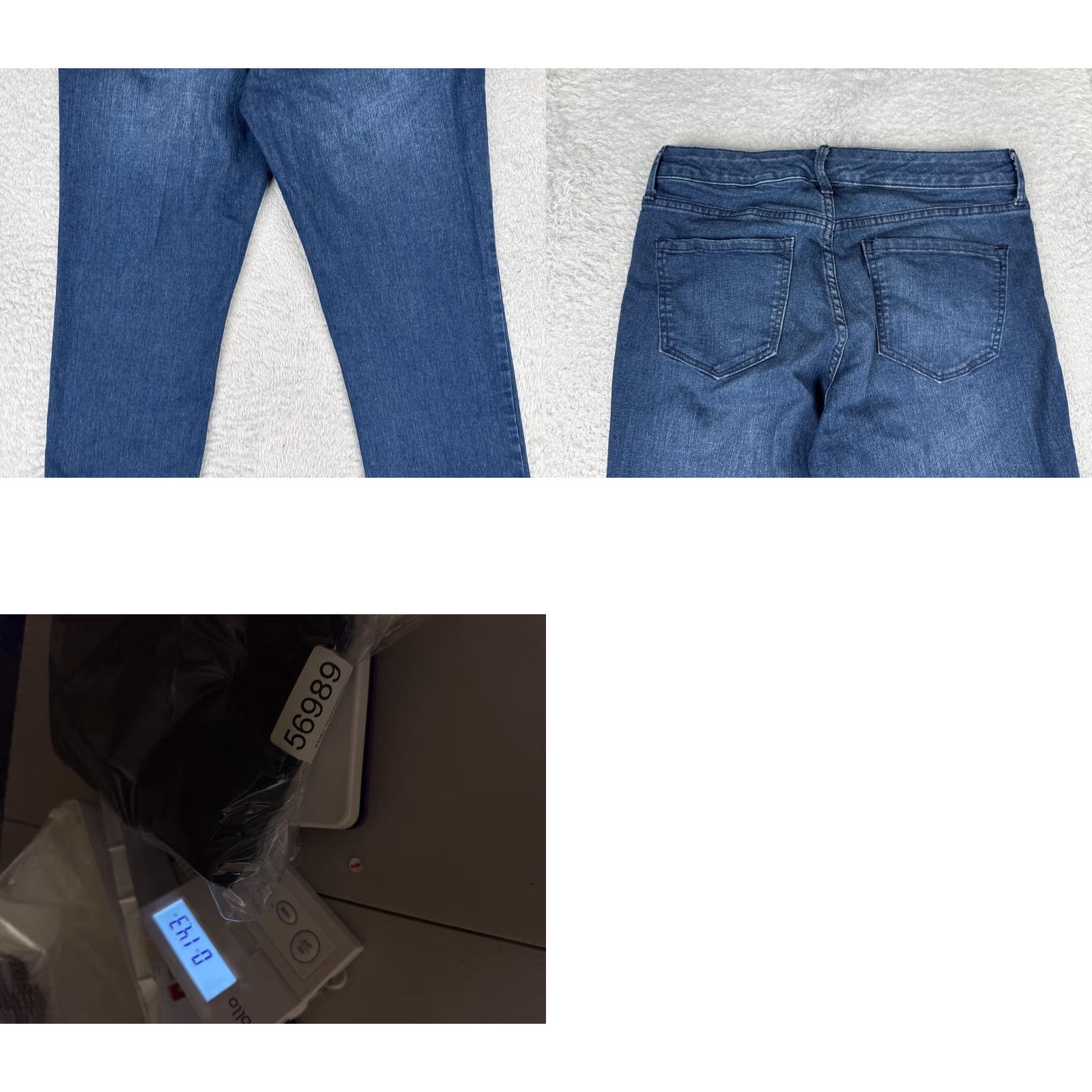 Nine West Nine West Chrystie Cap Straight Jeans Womens 4 Blue Wash Mid Rise Denim 28x24.5 Size 27" / US 4 / IT 40 - 10 Thumbnail
