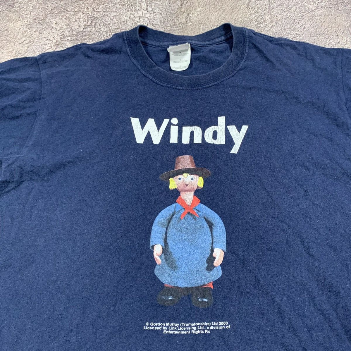Vintage Vintage Y2K Windy Cartoon Graphic Tee Streetwear Navy Boxy M Size US M / EU 48-50 / 2 - 3 Thumbnail