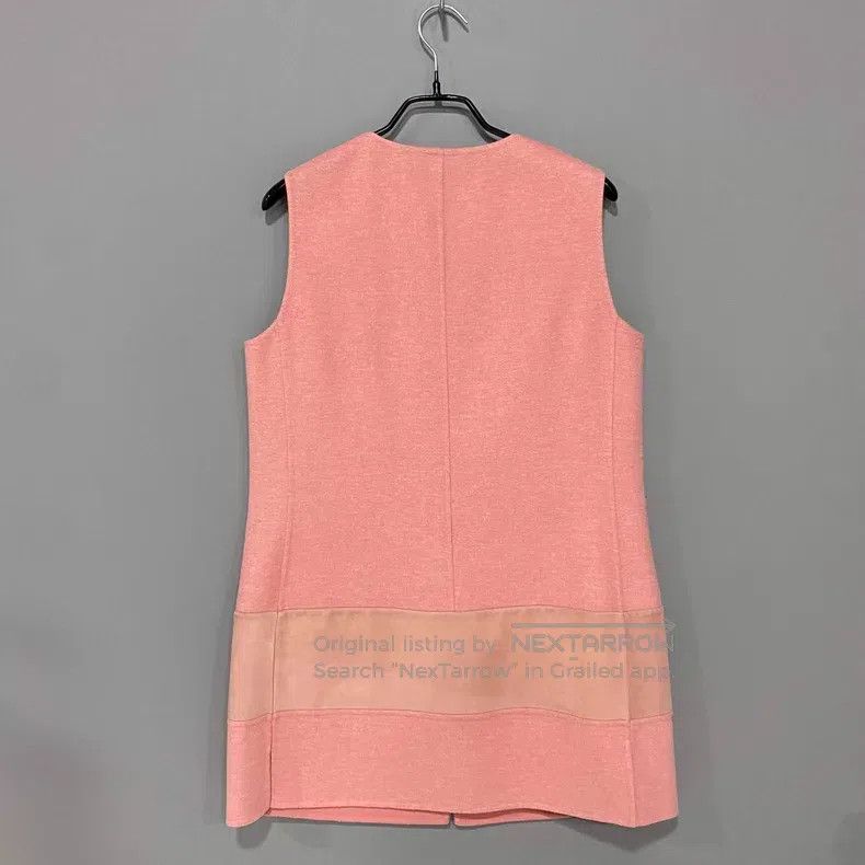 Loro Piana Loro Piana Light Pink Cashmere and Leather Sleeveless Jack Size S / US 4 / IT 40 - 3 Thumbnail