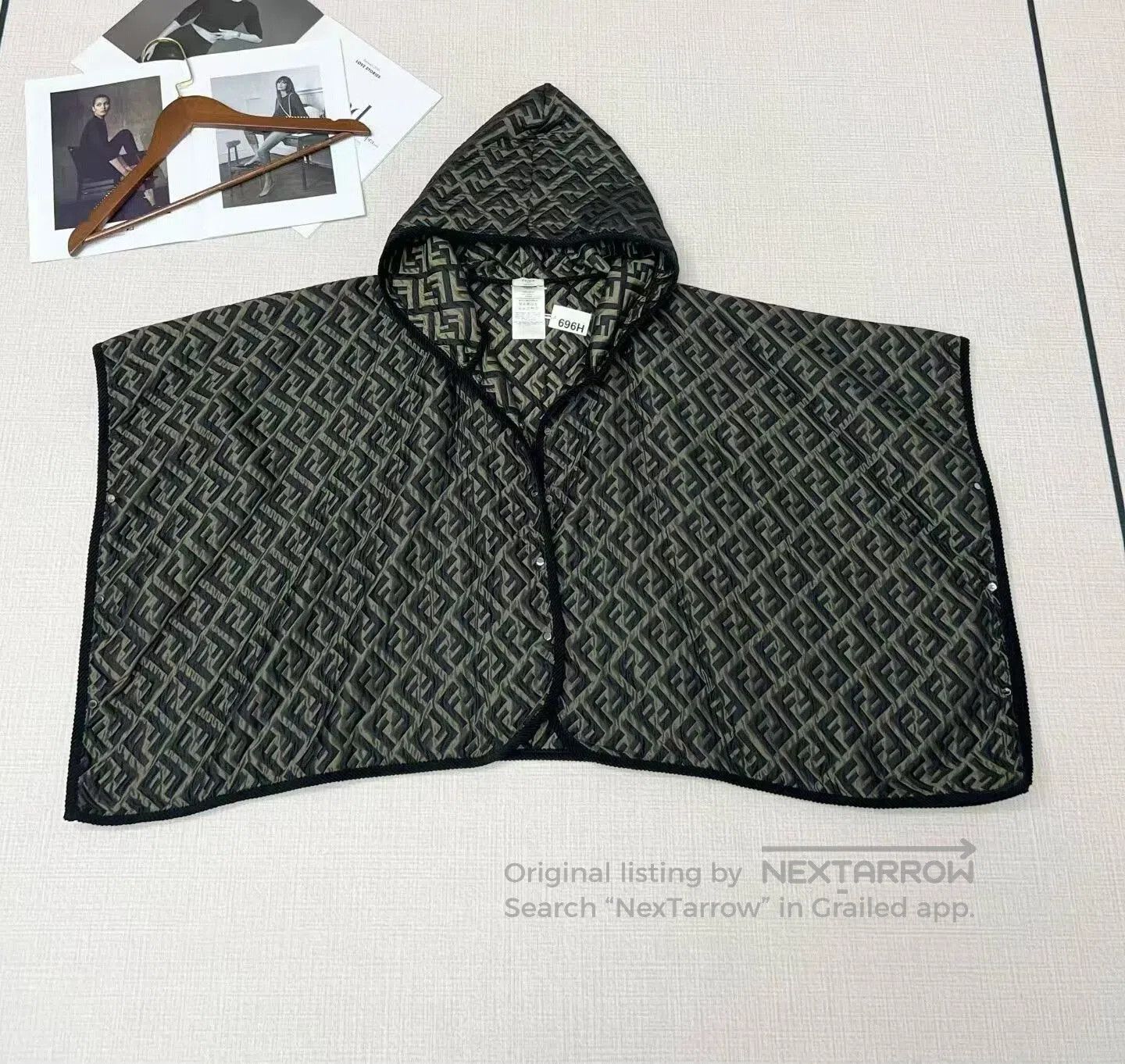 Fendi Fendi Double F Hooded Cape. Size M / US 6-8 / IT 42-44 - 2 Thumbnail