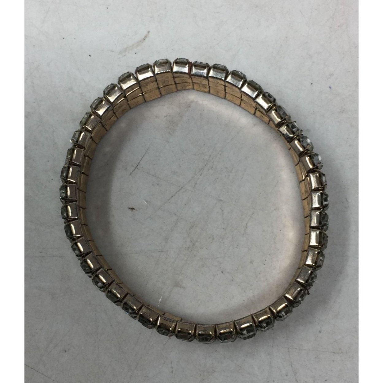 Other Women's Classy Elegant Silver Toned Rhinestone Bracelet Size ONE SIZE - 5 Thumbnail
