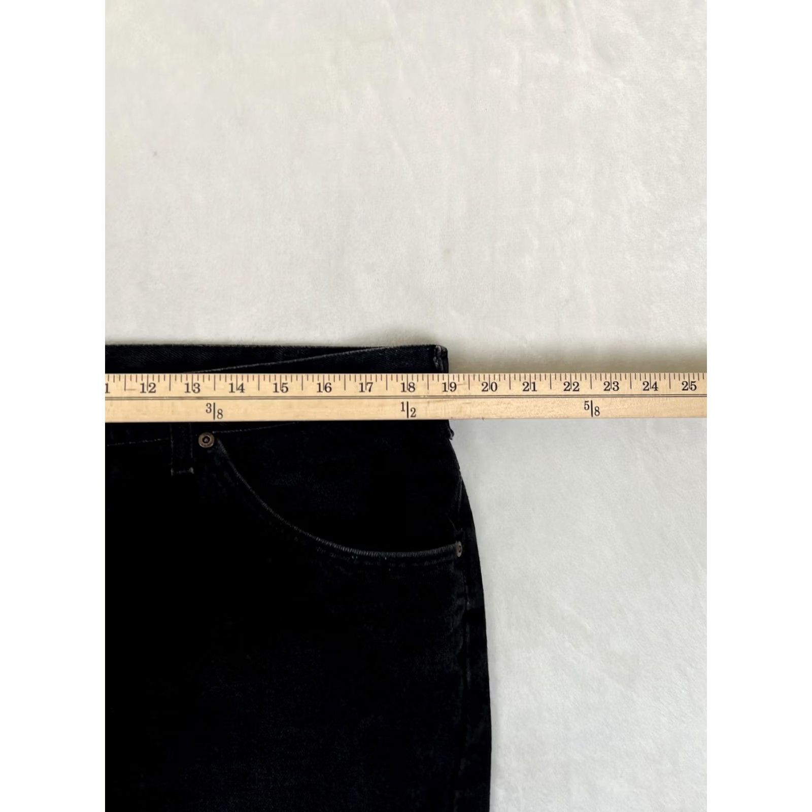 Lee VINTAGE Lee Jeans Mens 38x30 Black Regular Fit Straight Leg Denim USA 90s Size US 38 / EU 54 - 6 Thumbnail