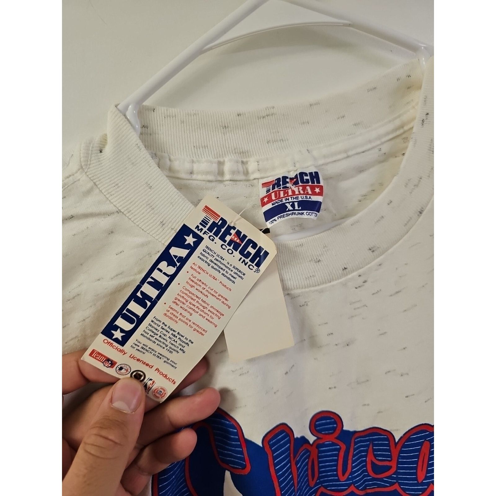 Other VTG Trench Chicago Cubs T-shirt XL USA Made Single Stitch Size US XL / EU 56 / 4 - 9 Thumbnail