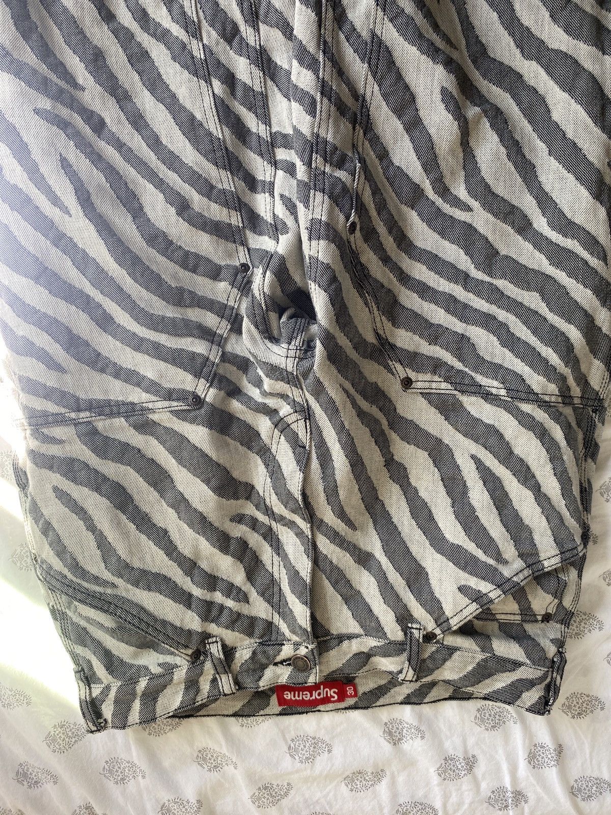 Image of Supreme Zebra Pant in White, Men's (Size 30)