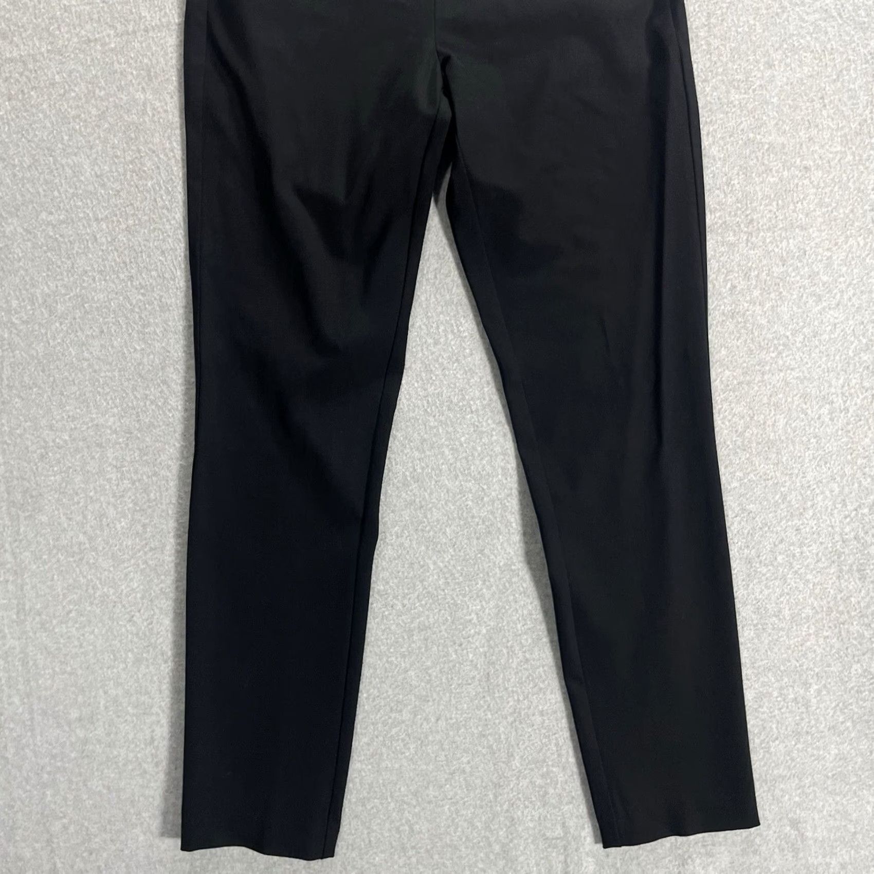 Eileen Fisher VINTAGE Eileen Fisher Pants Size 2 Stretch Ankle Straight Womens Black Made In USA Zip Size 26" / US 2 / IT 38 - 4 Thumbnail