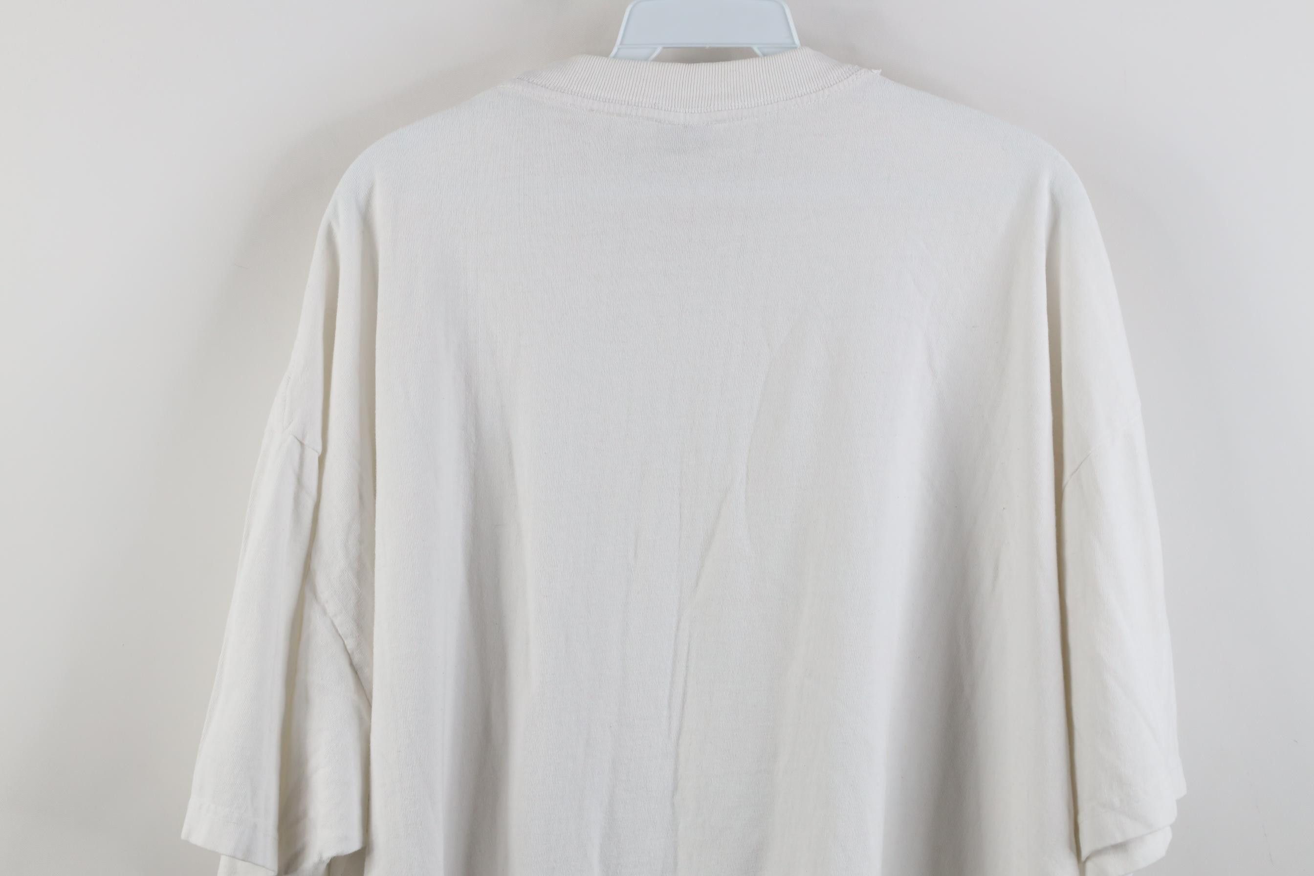 Vintage Vintage 90s Y2K Streetwear Cotton Short Sleeve T-Shirt White Size US XXL / EU 58 / 5 - 9 Thumbnail