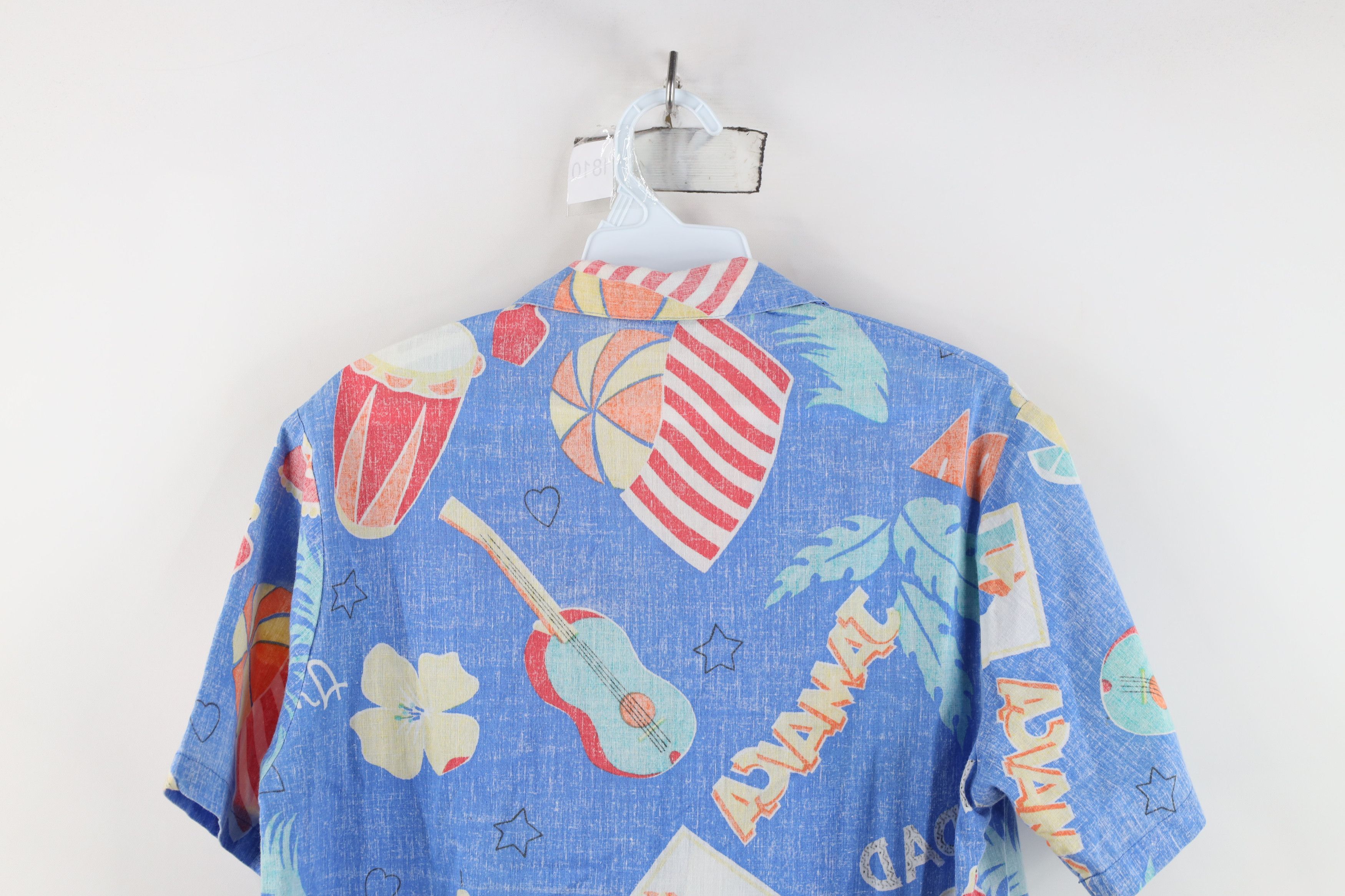 Vintage Vintage 70s Streetwear Print Jamaica Flower Button Shirt USA Size US S / EU 44-46 / 1 - 10 Thumbnail