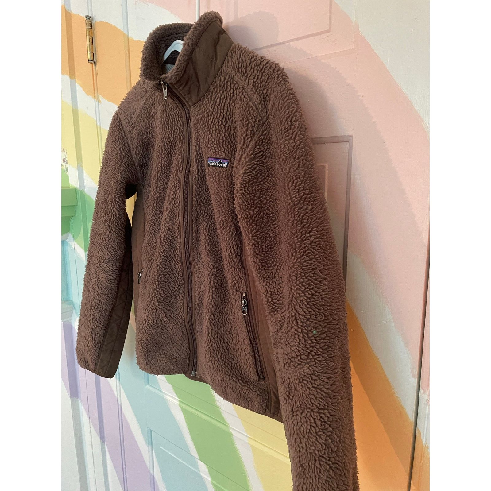 Patagonia Patagonia Women’s M Synchilla Fleece Brown Full Zip Vintage Size M / US 6-8 / IT 42-44 - 3 Thumbnail