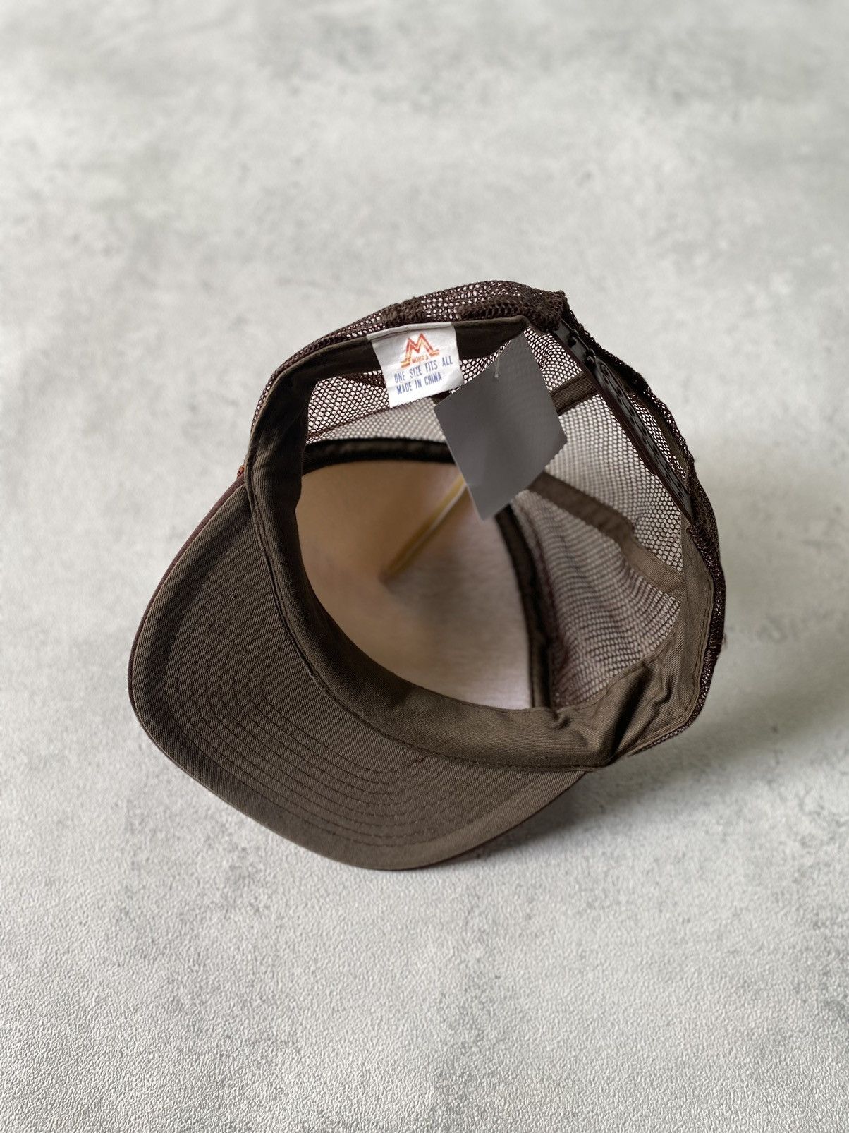 Japanese Brand × Vintage vintage 90’s Trucker hat Big boppers Brown Travis scott Size ONE SIZE - 8 Thumbnail