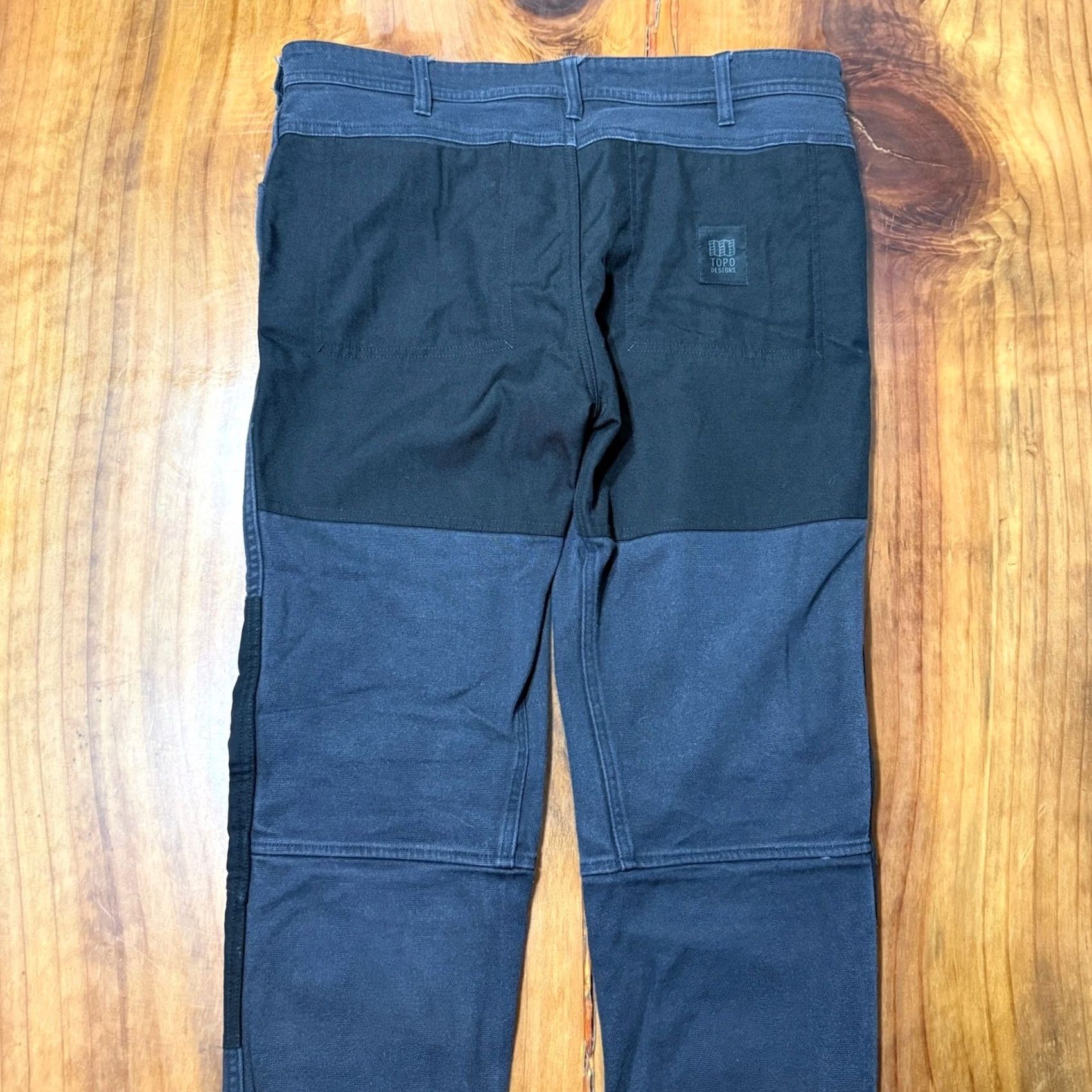Topo Designs Topo Designs Jeans 34 Men Cotton Dark 5-Pocket Denim Straight Classic Rise High Workwear K16 Size US 34 / EU 50 - 7 Thumbnail