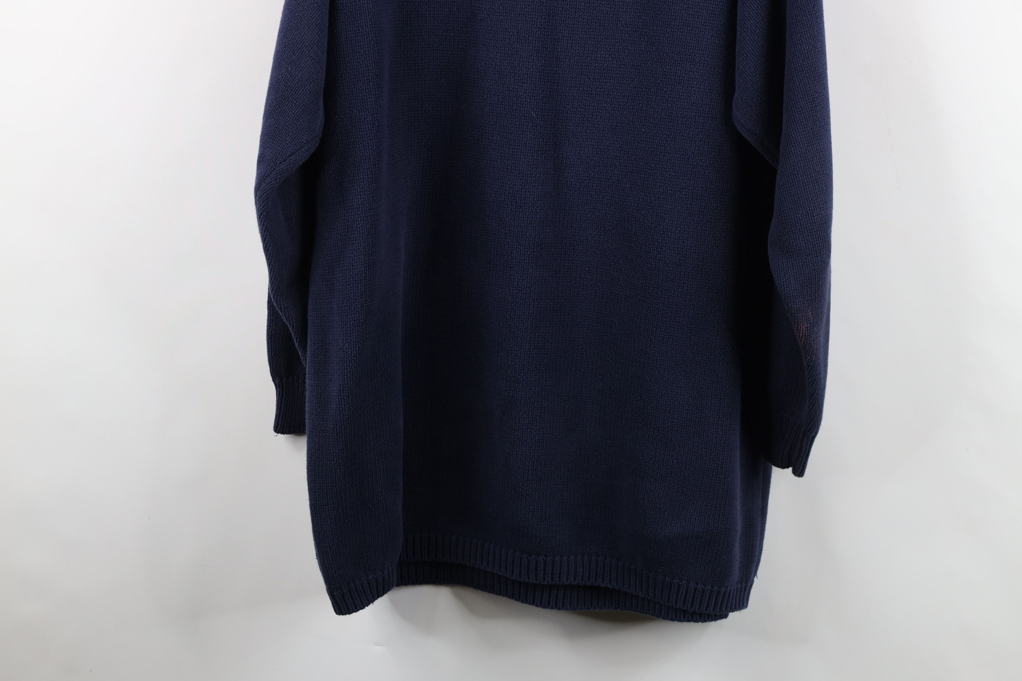 Vintage Vintage 90s Streetwear Horse Polo Turtleneck Sweater Knit Size XL / US 12-14 / IT 48-50 - 14 Thumbnail