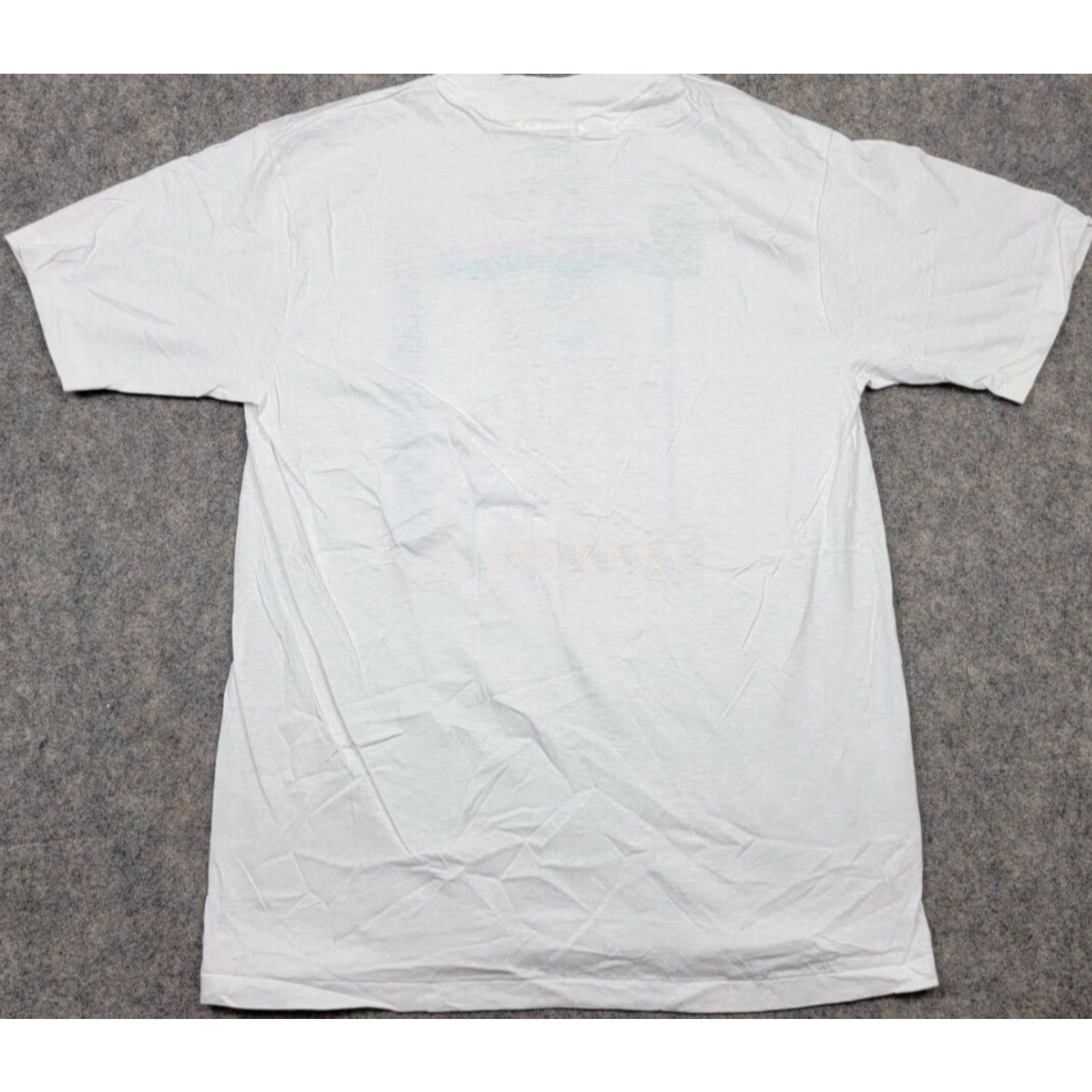 Hanes Examiner Bay To Breakers Shirt Hanes Beefy-T T-Shirt White Graphic 90s USA Vintage Large Mens Size US L / EU 52-54 / 3 - 7 Thumbnail