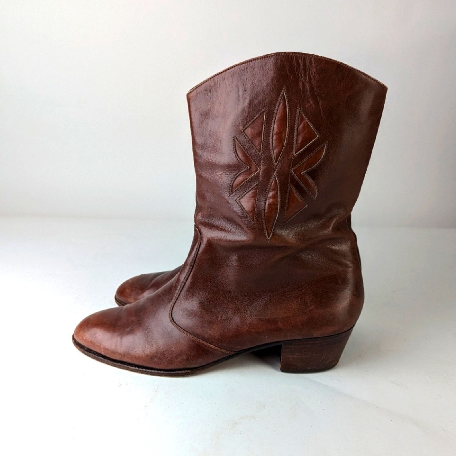 Bally Vintage Mens Bally Leather Ankle Boots 11 Size US 11 / EU 44 - 6 Thumbnail