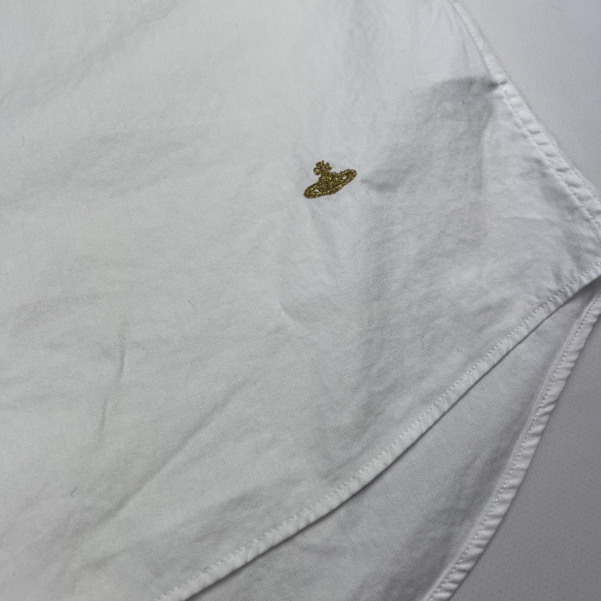 Designer × Vivienne Westwood Vivienne Westwood white short sleeve shirt Size US L / EU 52-54 / 3 - 4 Thumbnail