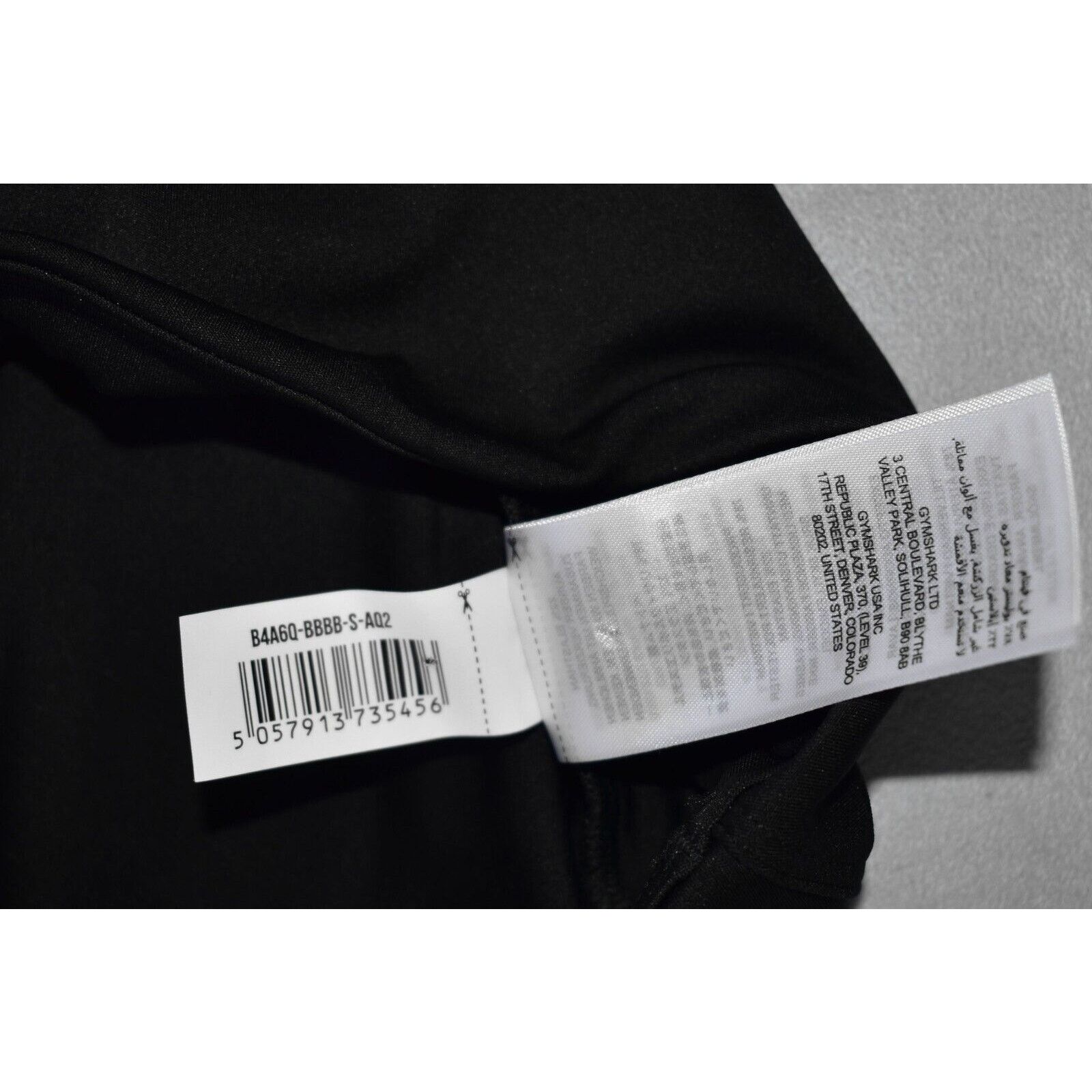 Gymshark NEW GYMSHARK Black Logo Print Front Yoga Legging Pants Sz S Size 24" / US 00 / IT 34 - 5 Thumbnail
