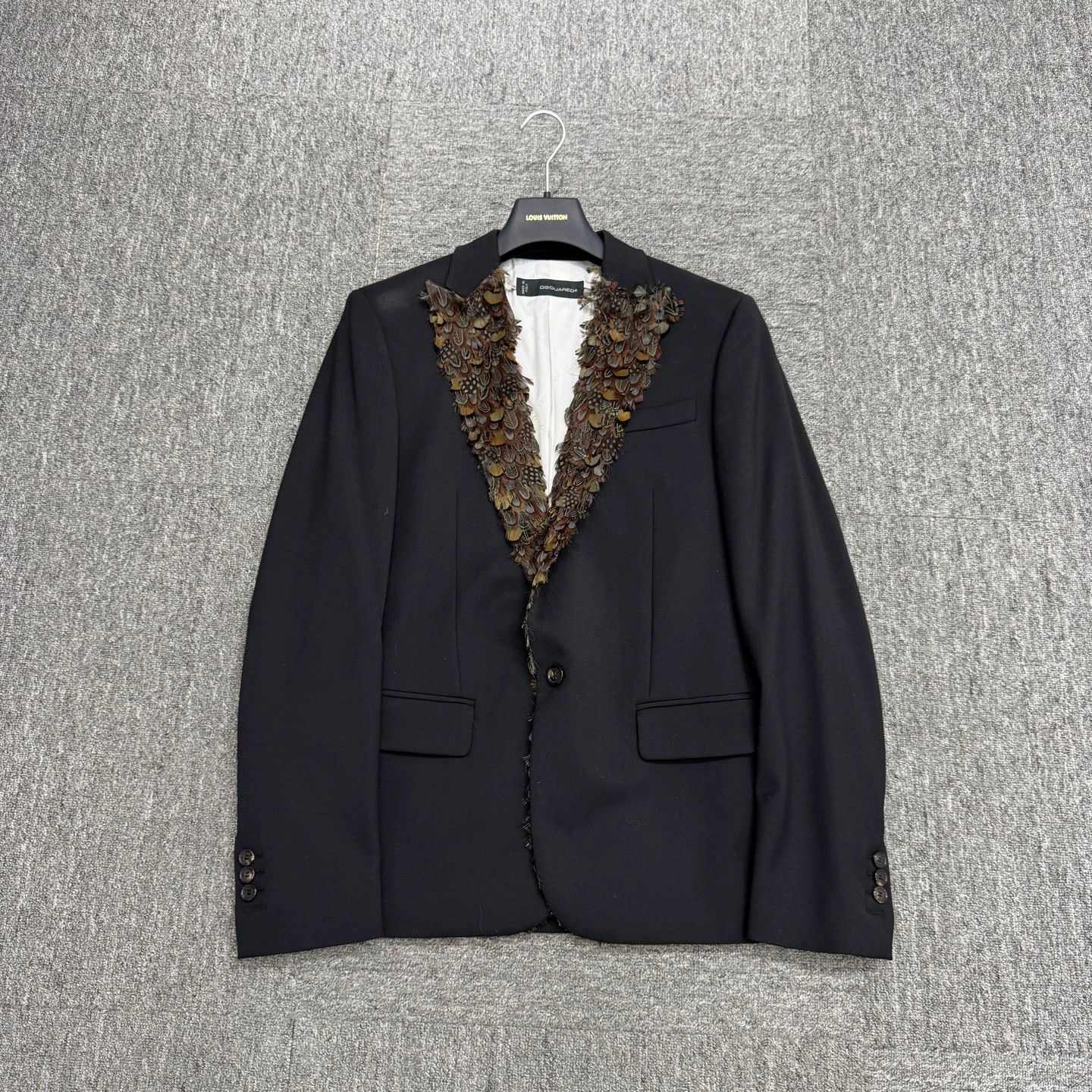 Dsquared2 Dsquared2 Feather Wool Blazer 48 Size 48R - 1 Thumbnail