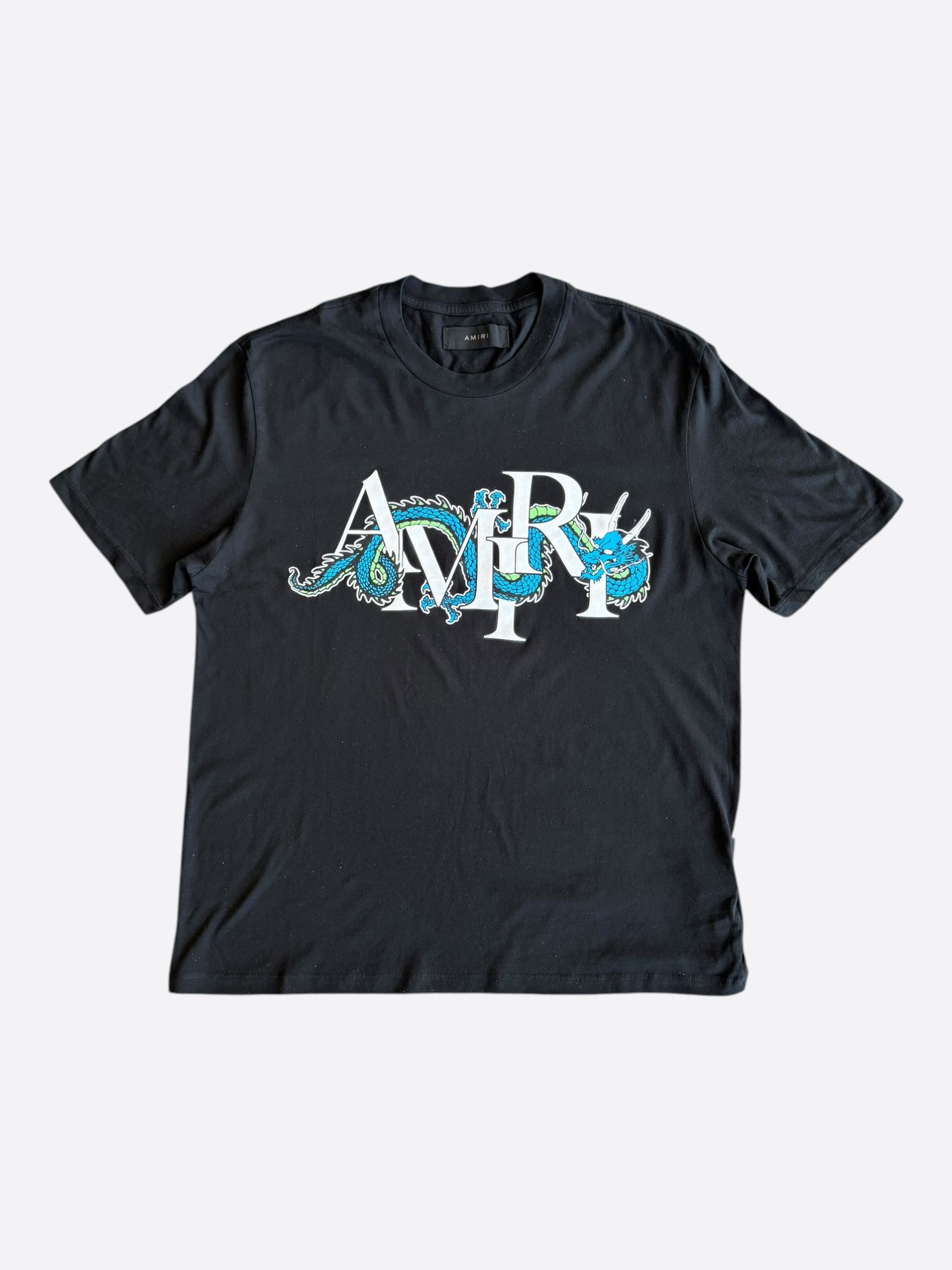Amiri Amiri Black & White Dragon Logo T-Shirt Size US M / EU 48-50 / 2 - 1 Thumbnail