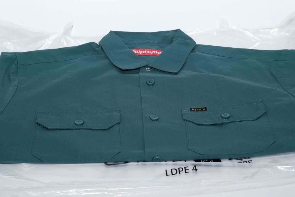 Supreme Supreme Ghostface S S 26 Work Shirt Size M Green Size US M / EU 48-50 / 2 - 4 Thumbnail