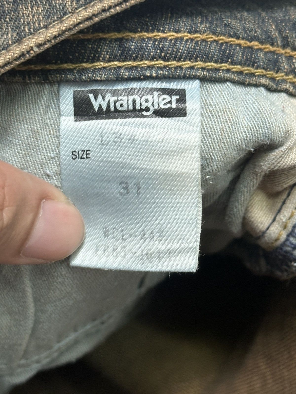Wrangler Wrangler Vintage With Wideleg Style and Faded Wash Size US 31 - 9 Thumbnail