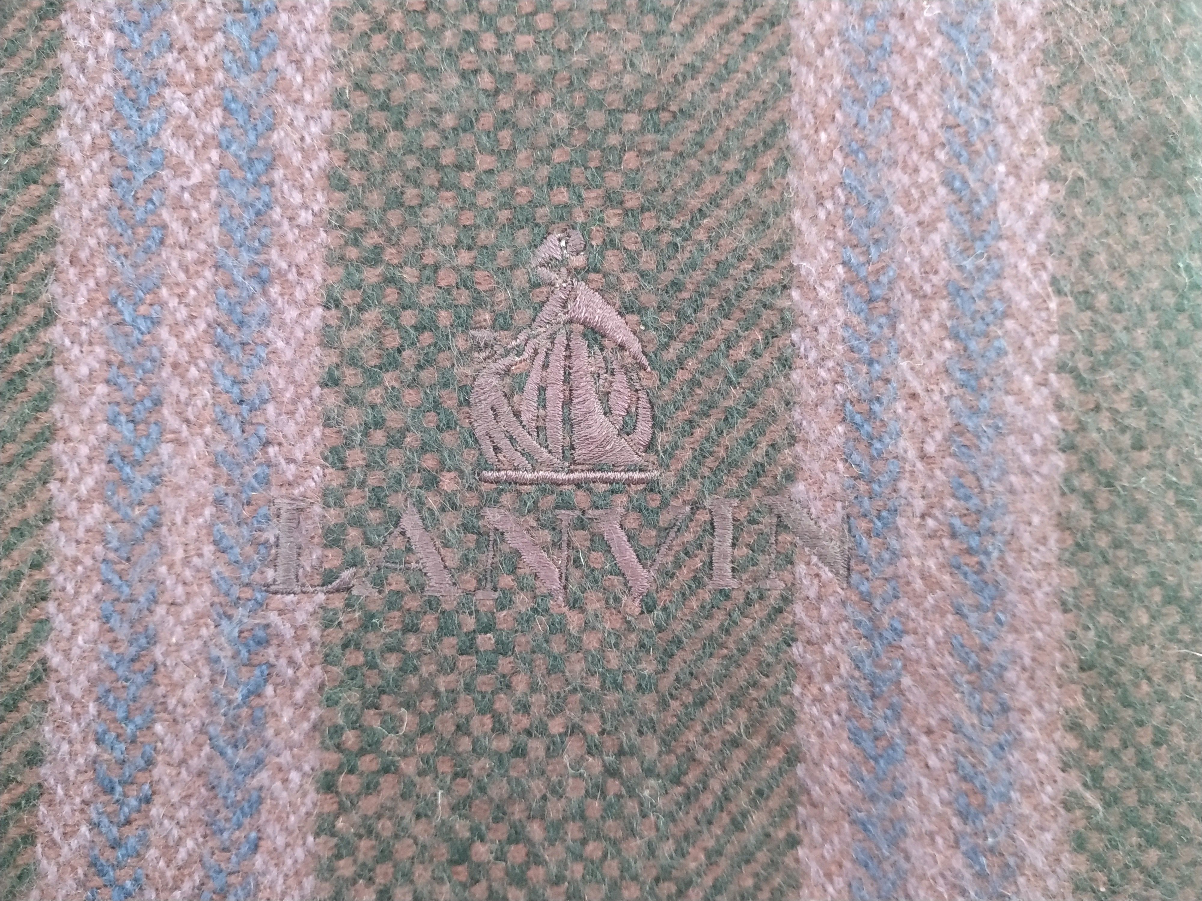 Lanvin × Vintage Lanvin Scarf / Muffler / Neckwear - WW626 Size ONE SIZE - 5 Thumbnail