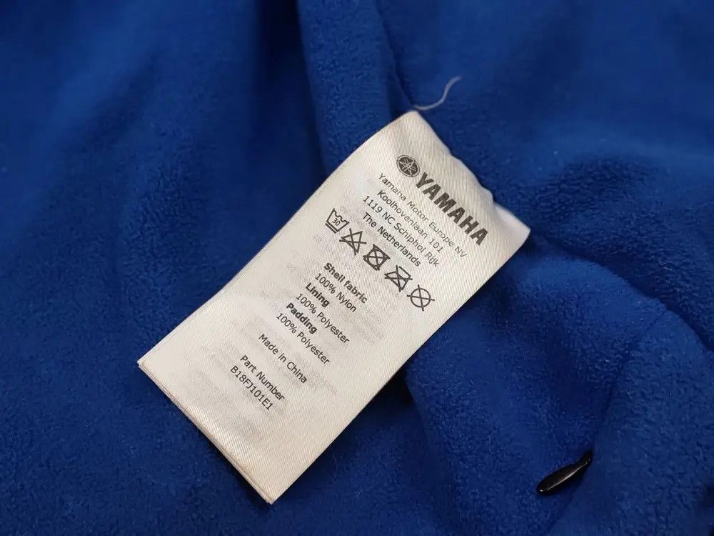 Yamaha Vintage Yamaha Racing Padded with logos Blue Hoodie Jacket Size US S / EU 44-46 / 1 - 9 Thumbnail