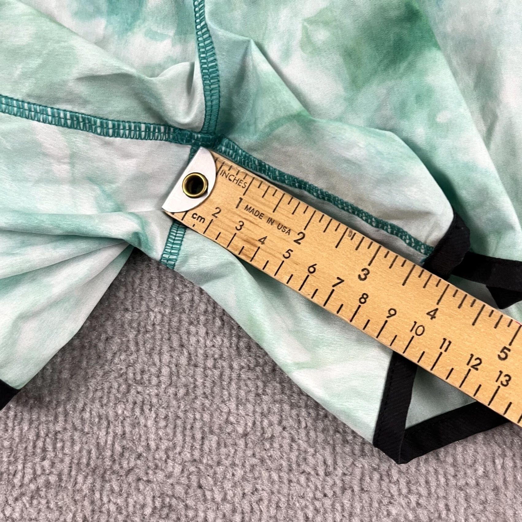 Lululemon Lululemon Tracker II Shorts Womens Size 6 Green Tie Dye 4" Lined Running Short Size 28" / US 6 / IT 42 - 6 Thumbnail