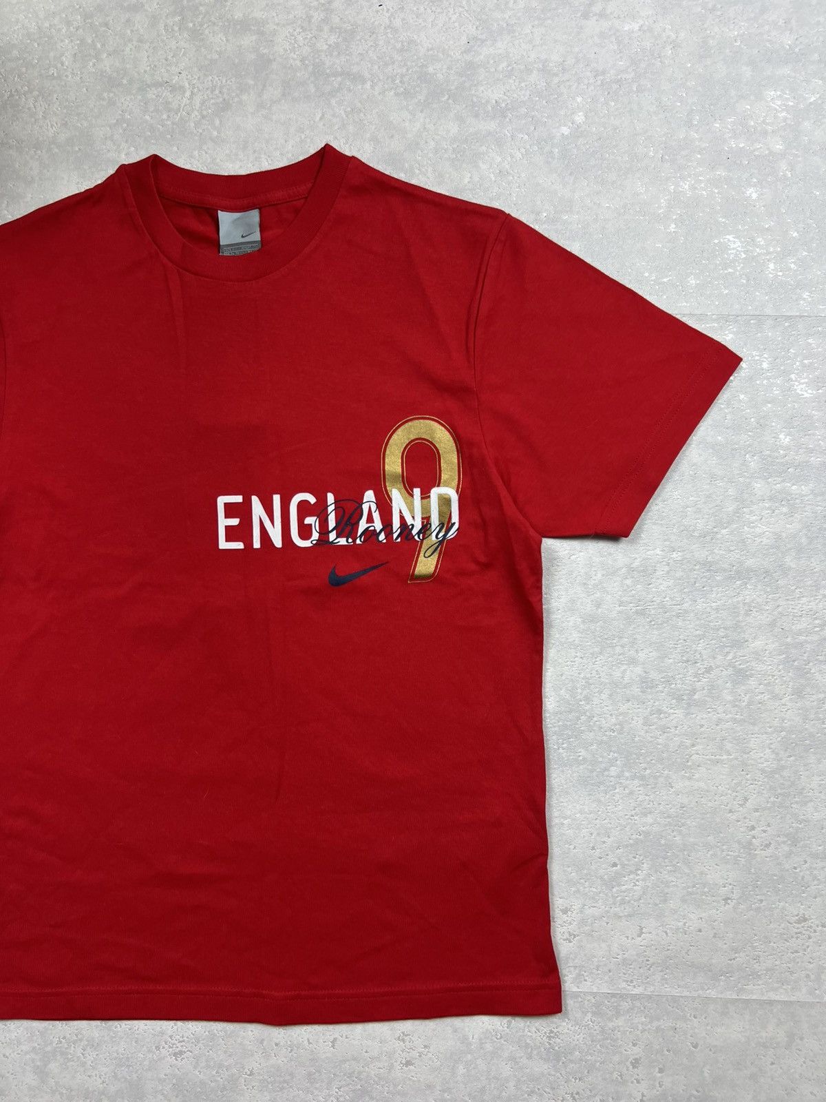 Nike NWT 00s Nike England Rooney Vintage Y2K Soccer Retro T-Shirt Size US S / EU 44-46 / 1 - 3 Thumbnail