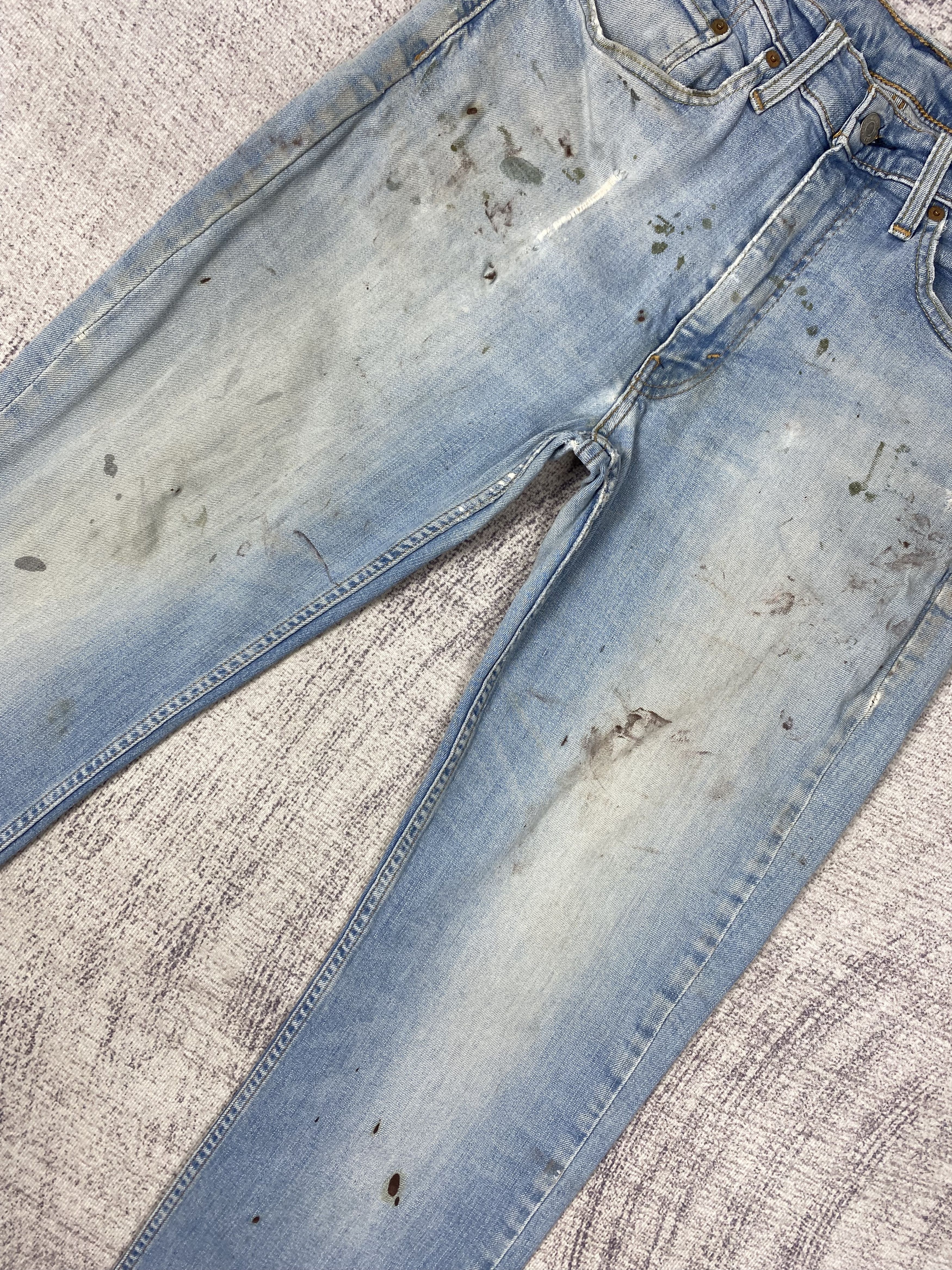 Levi's Vintage Levi's 514 Distressed Denim Jeans PT0485 Size US 34 / EU 50 - 2 Thumbnail