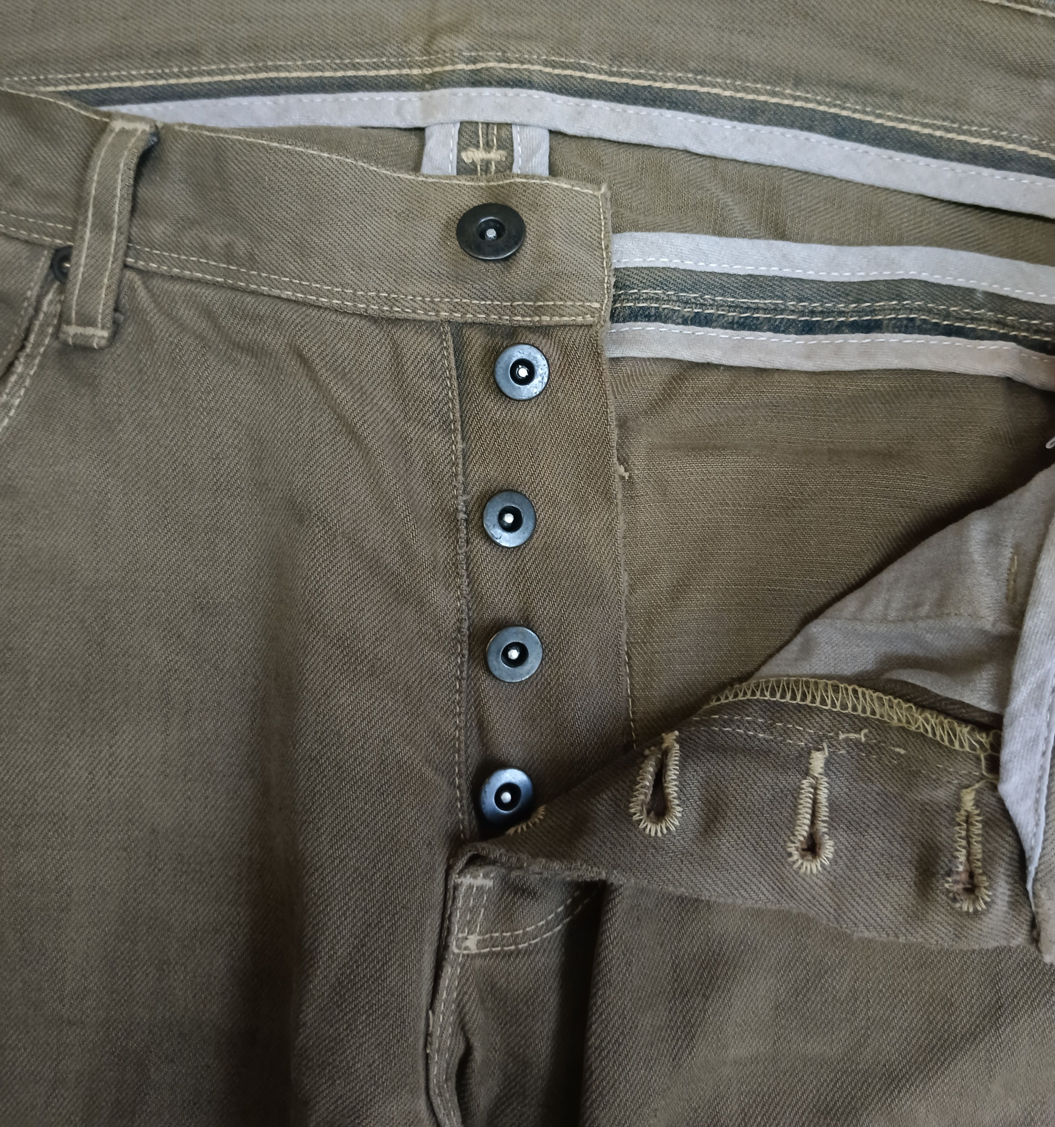Rick Owens × Rick Owens Drkshdw SICK RICK OWENS SLAB DENIM PANTS Size US 32 / EU 48 - 8 Thumbnail