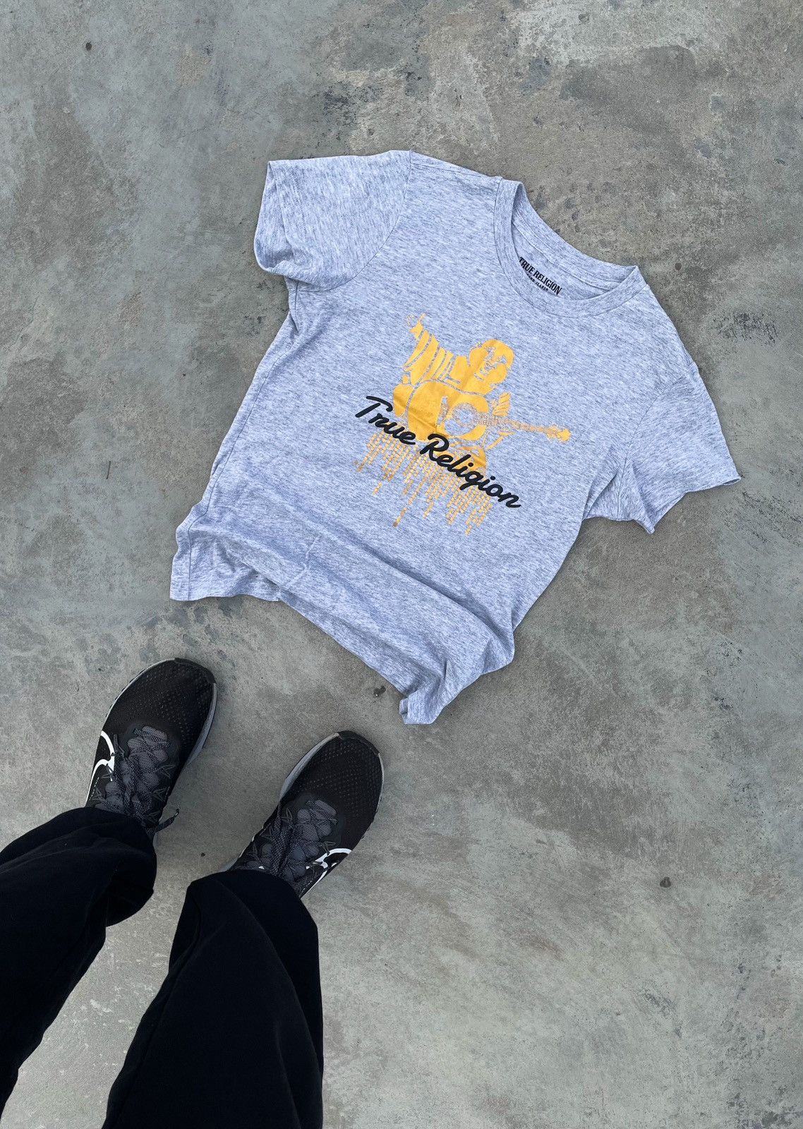 True Religion × Vintage True Religion Big Buddha T-Shirt Big Logo Embroidered Y2K Size US XS / EU 42 / 0 - 3 Thumbnail