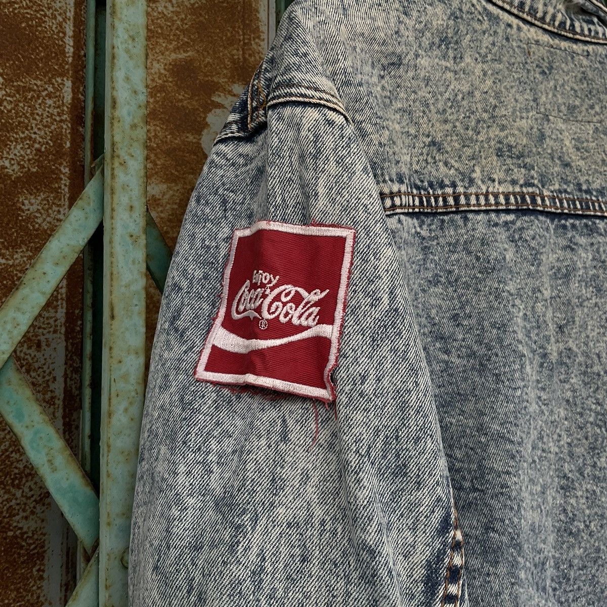 Vintage Vintage Denim Jean Jacket Distressed Size US S / EU 44-46 / 1 - 6 Thumbnail