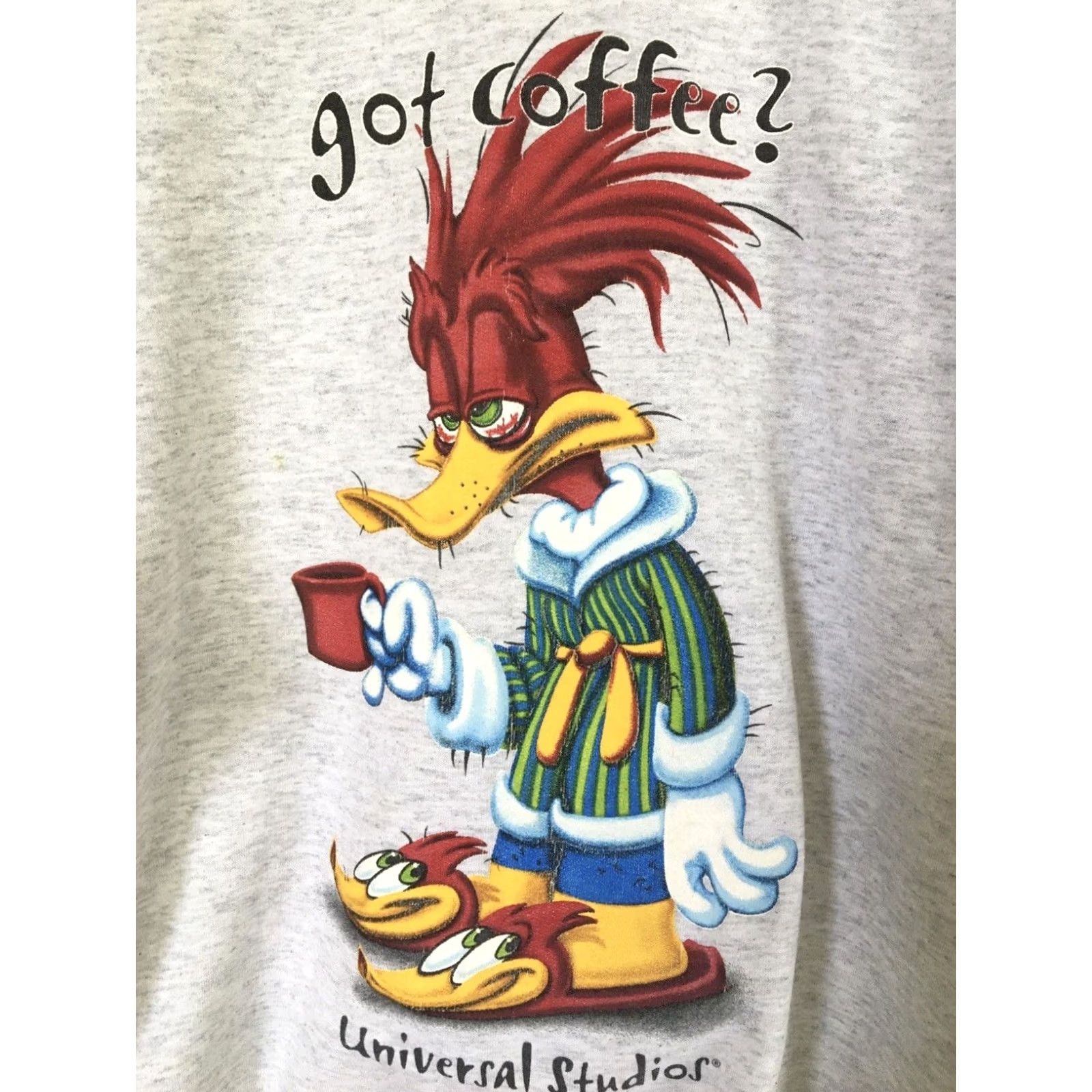 Vintage VINTAGE 90s Universal Woody Woodpecker Crewneck Sweatshirt L Gray Men Size L Size Large USA Made Mens Pullover University Theme Size US L / EU 52-54 / 3 - 2 Thumbnail