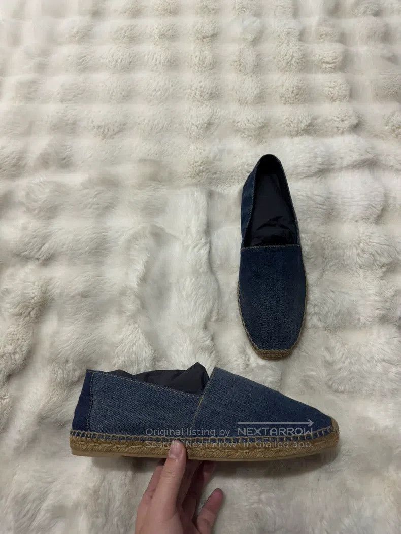 Saint Laurent Paris Saint Laurent Paris Gold Logo Fisherman Shoes Size US 11 / EU 44 - 4 Thumbnail