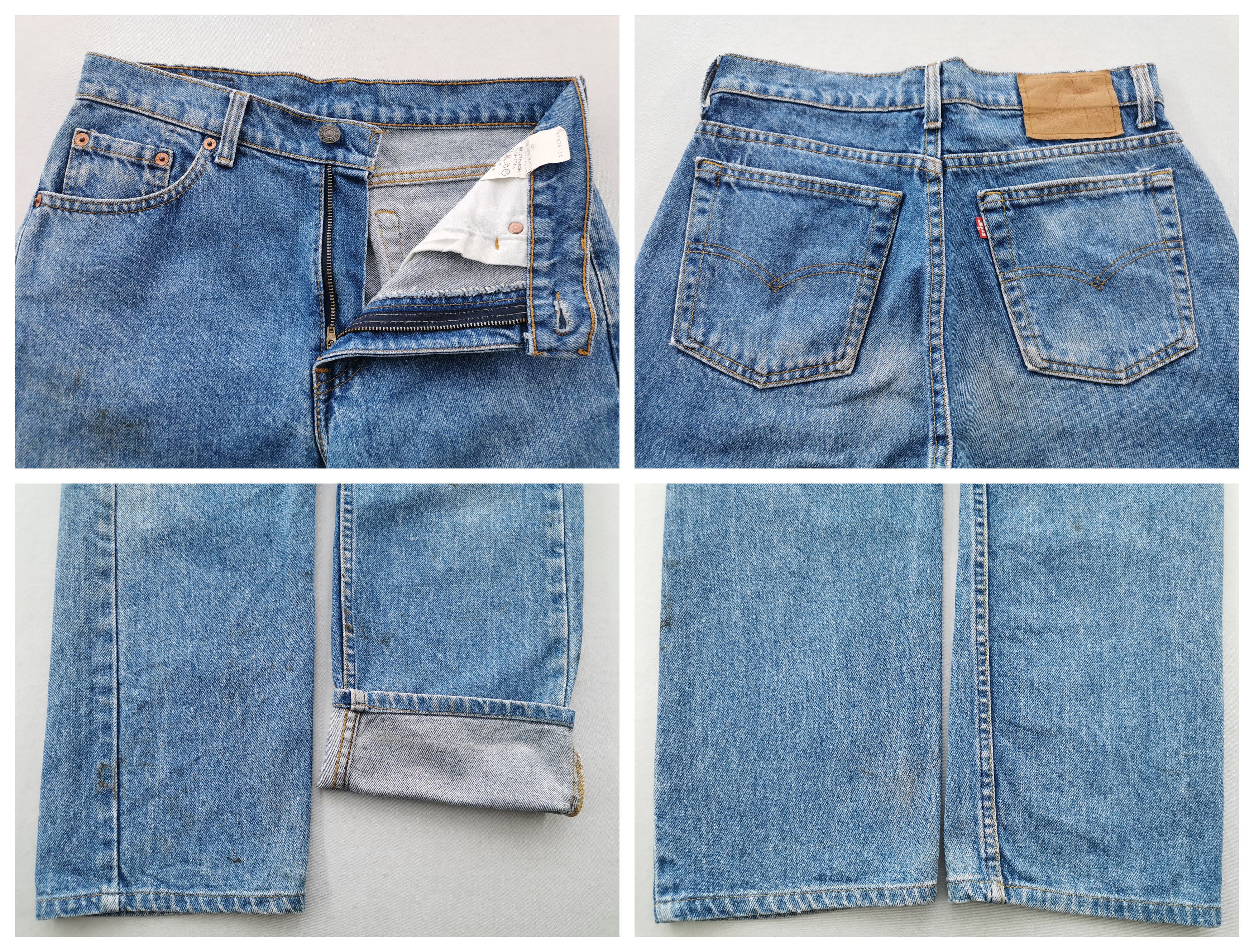 Levi's Distressed Vintage 90s Levis Lot 505 Denim Made In USA Size US 30 / EU 46 - 7 Thumbnail
