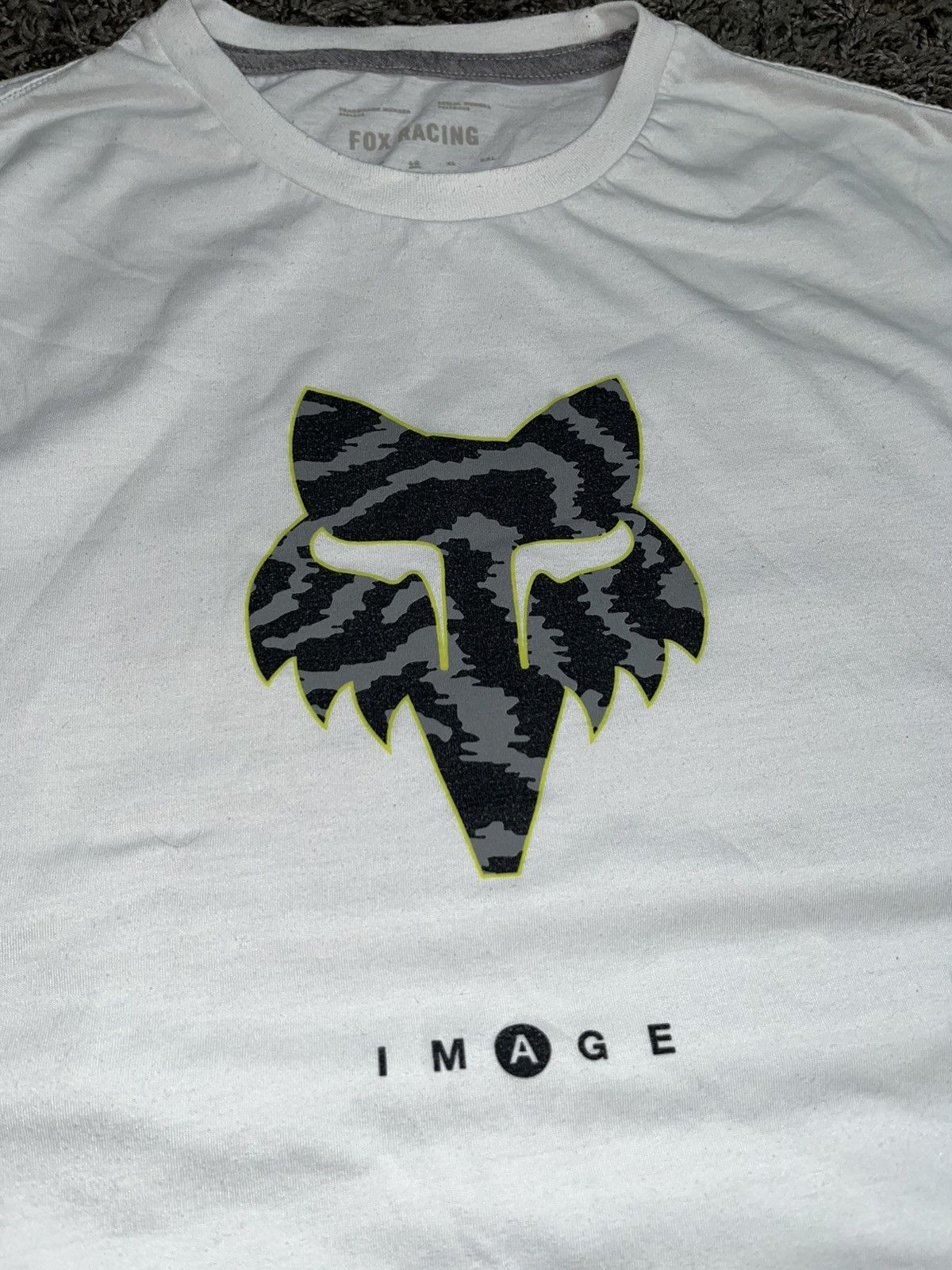 Fox Racing Fox Racing Nuklr SS Tech Tee – Optic White / Camo Logo Size US L / EU 52-54 / 3 - 3 Thumbnail