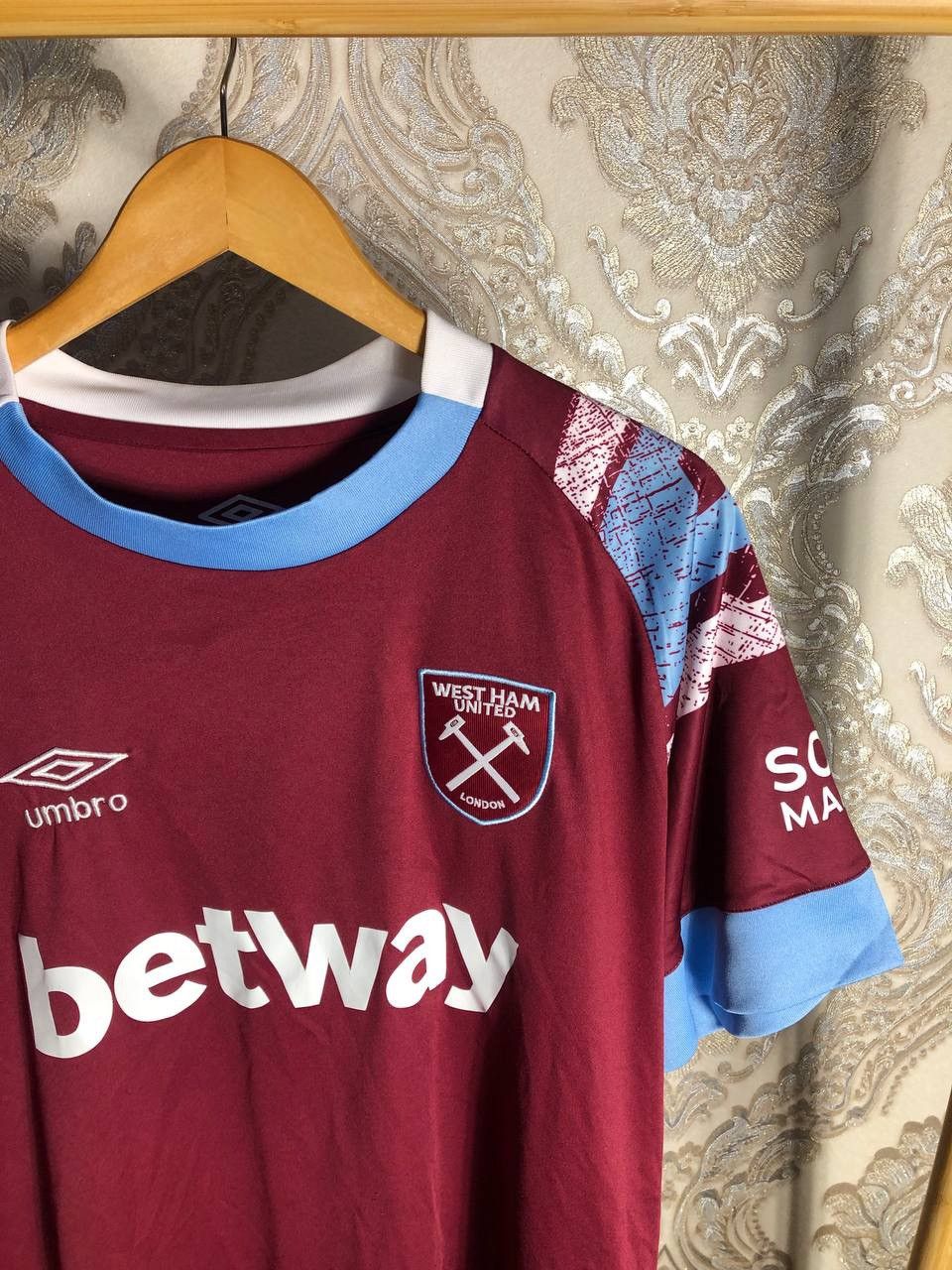 Umbro VINTAGE UMBRO FC WEST HAM UNITED ENGLAND SOCCER JERSEY RETRO Size US XXL / EU 58 / 5 - 3 Thumbnail