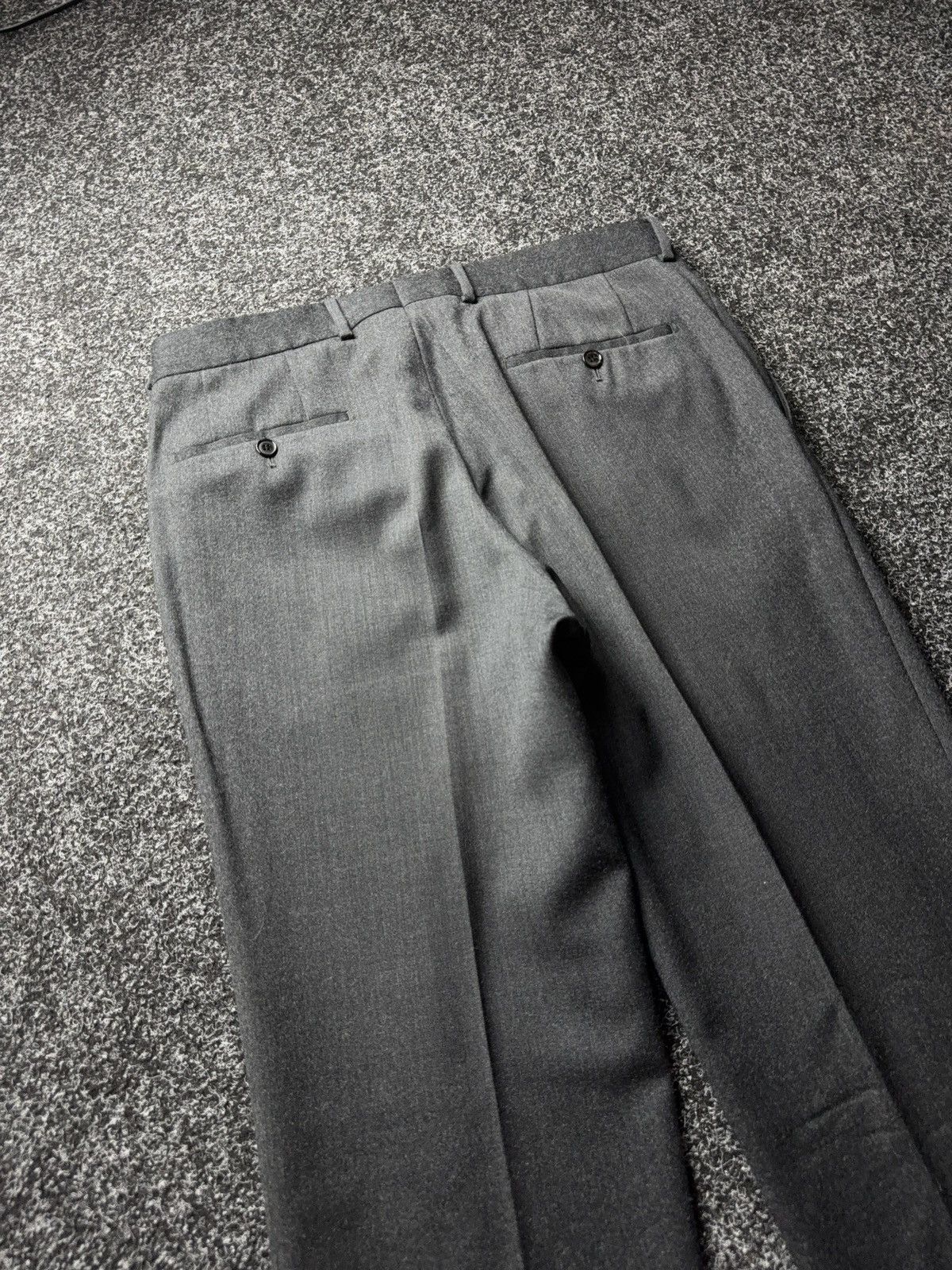 Hugo Boss Luxury Retro 00s Hugo Boss Straight Tailored Wool Trousers Size US 35 - 13 Thumbnail