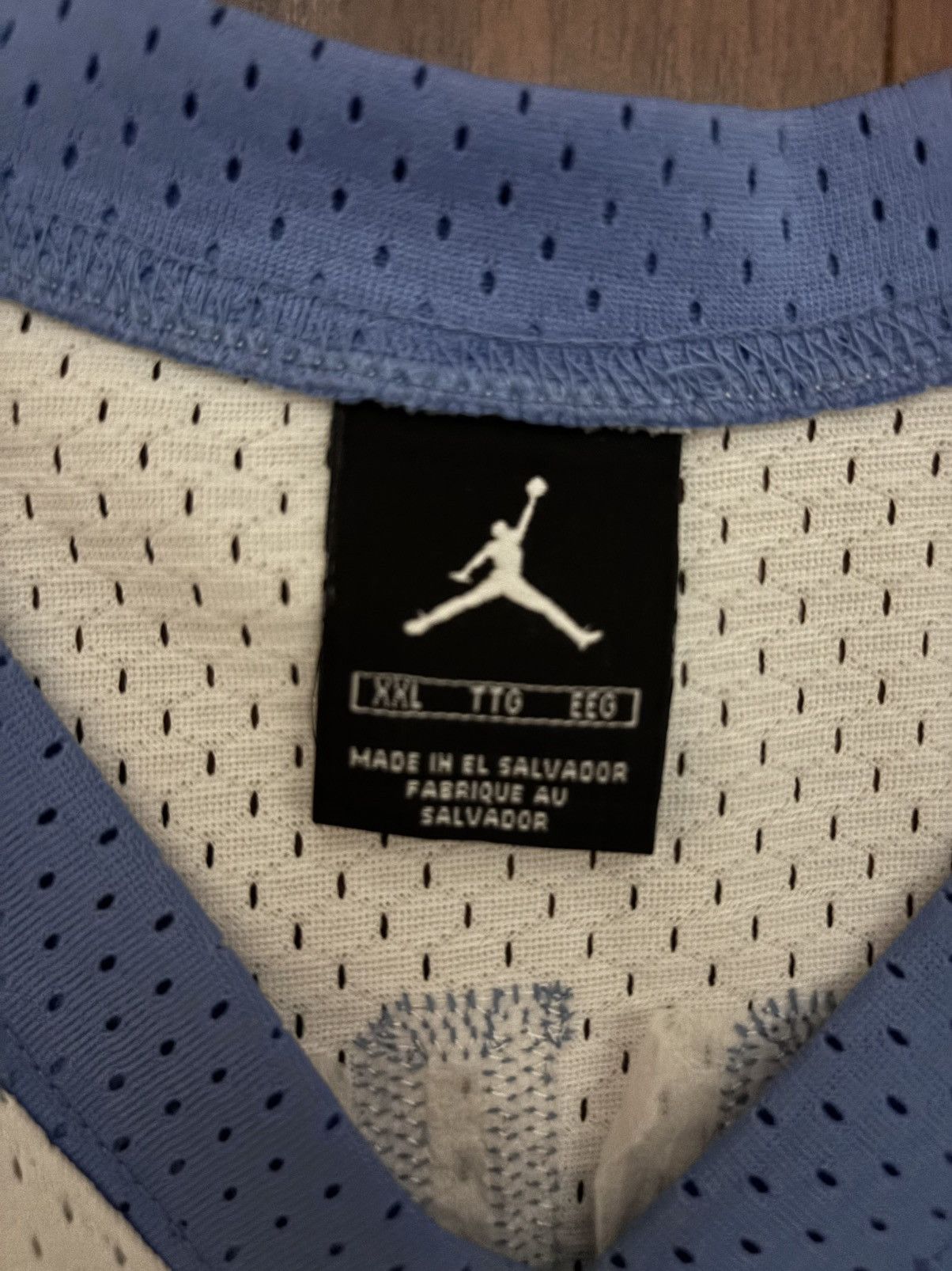 Vintage Retro Michael Jordan UNC jersey Size US XXL / EU 58 / 5 - 2 Thumbnail