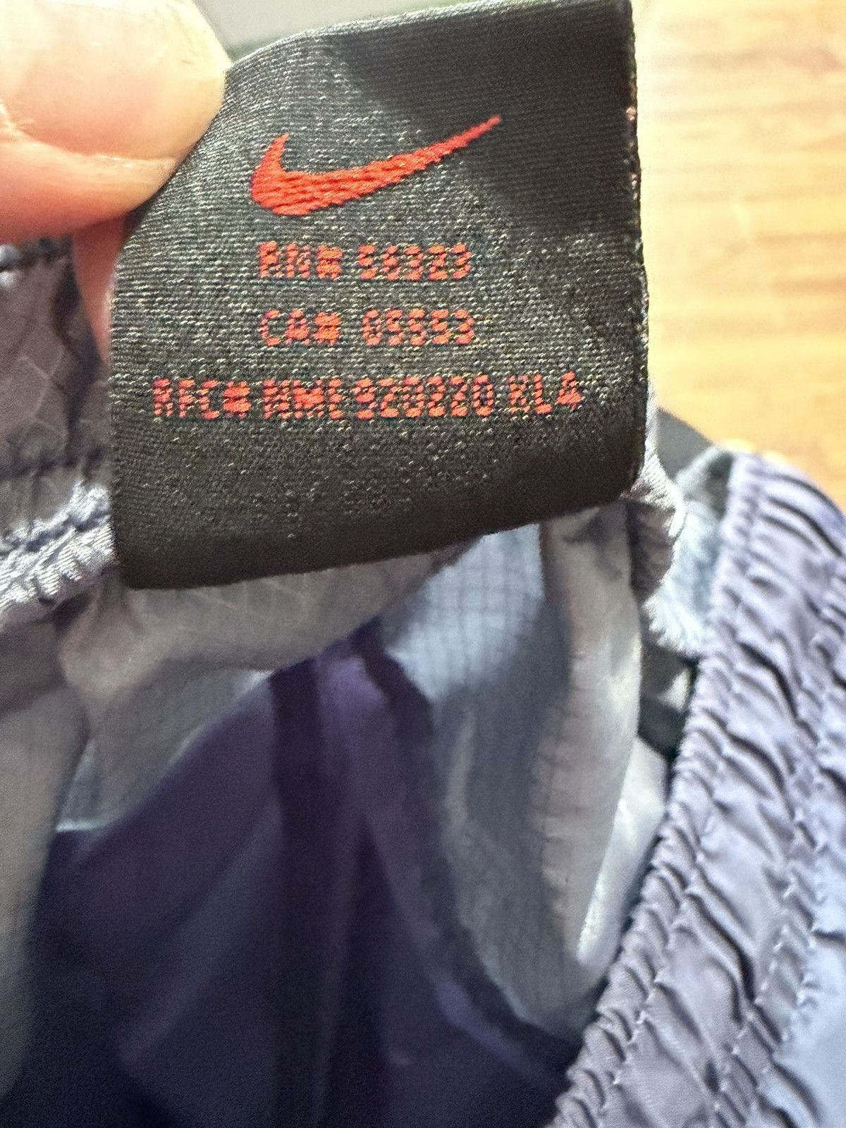 Nike VTG 90s Nike windbreaker track pants size w Size US 34 / EU 50 - 3 Thumbnail