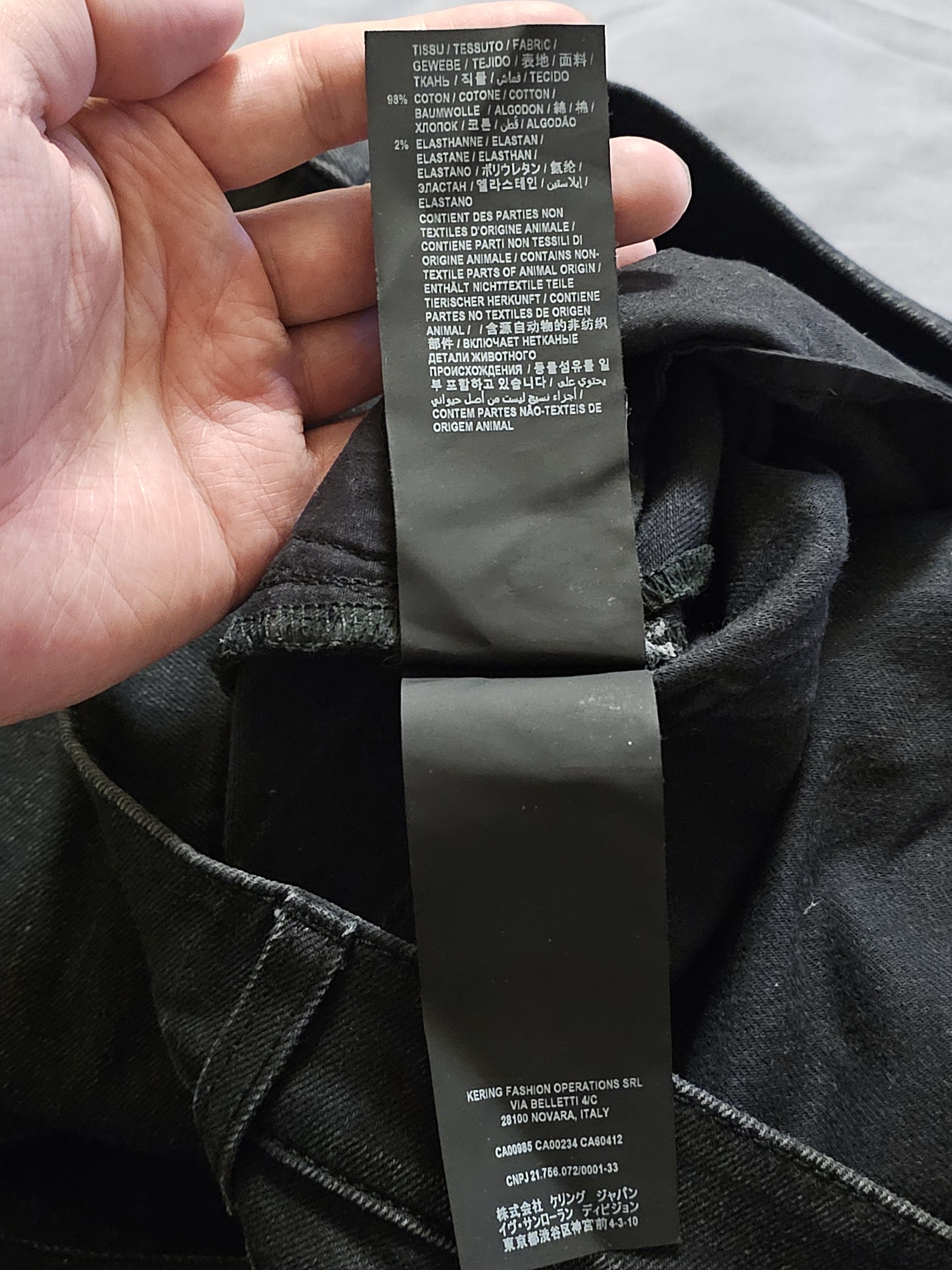 Saint Laurent Paris Saint Laurent Paris Men's D03 Jeans Size 31 Size US 31 - 7 Thumbnail