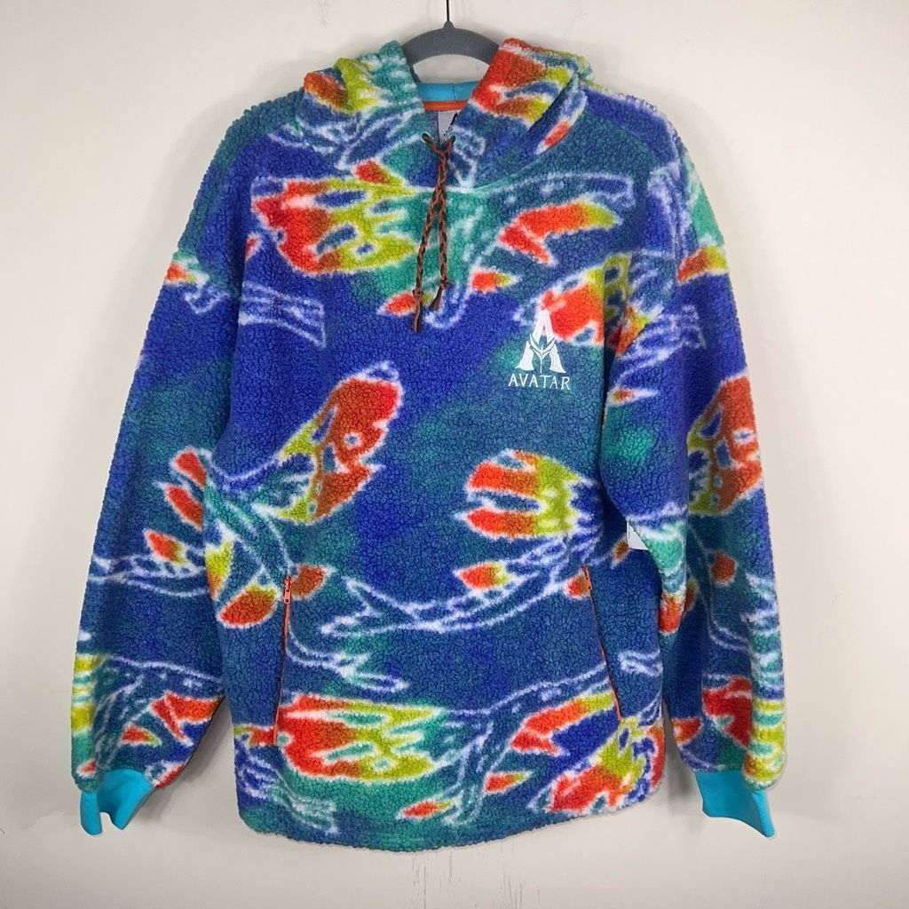 Disney Disney Parks Avatar Fleece Plush Hoodie with Kangaroo Pocket Size M / US 6-8 / IT 42-44 - 1 Thumbnail