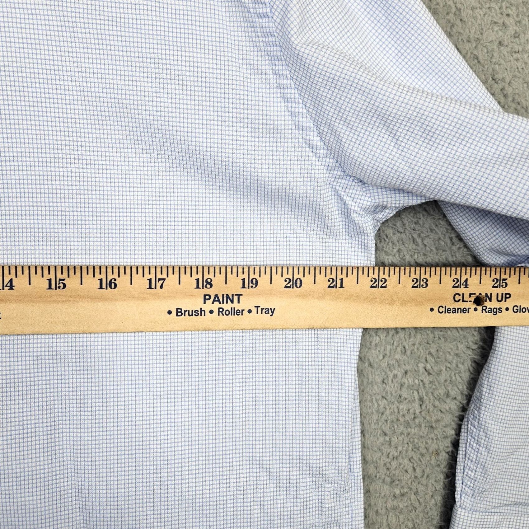 Nordstrom Nordstrom Rack TRIM FIT Men’s casual button down plaid blue shirt Size 16 Size US L / EU 52-54 / 3 - 6 Thumbnail