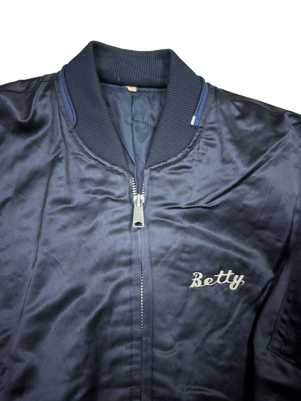 Japanese Brand VINTAGE 1980s KOREA DRAGON SOUVENIR BOMBER BETTY ARMY JACKET Size US M / EU 48-50 / 2 - 11 Thumbnail