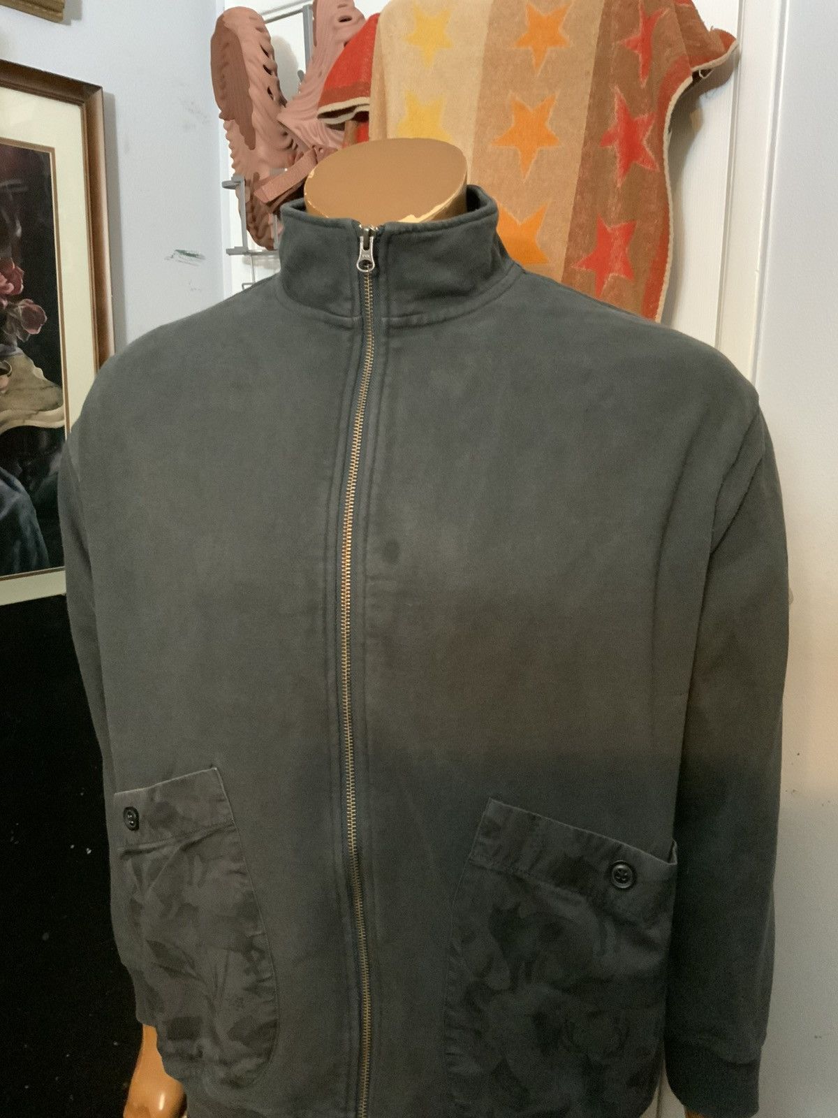 Japanese Brand Graniph Japan Horse Deer Fox Animal Print Zip Track Jacket Size US S / EU 44-46 / 1 - 11 Thumbnail